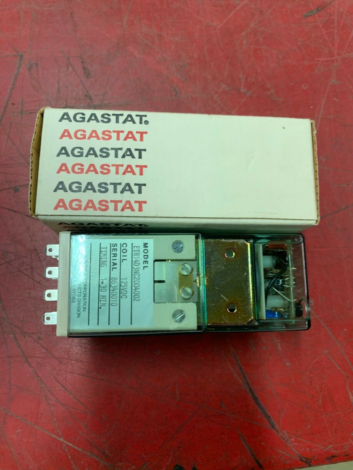 NEW IN BOX AGASTAT 1-30 MIN. TIMING RELAY ETR4D3NC2004002