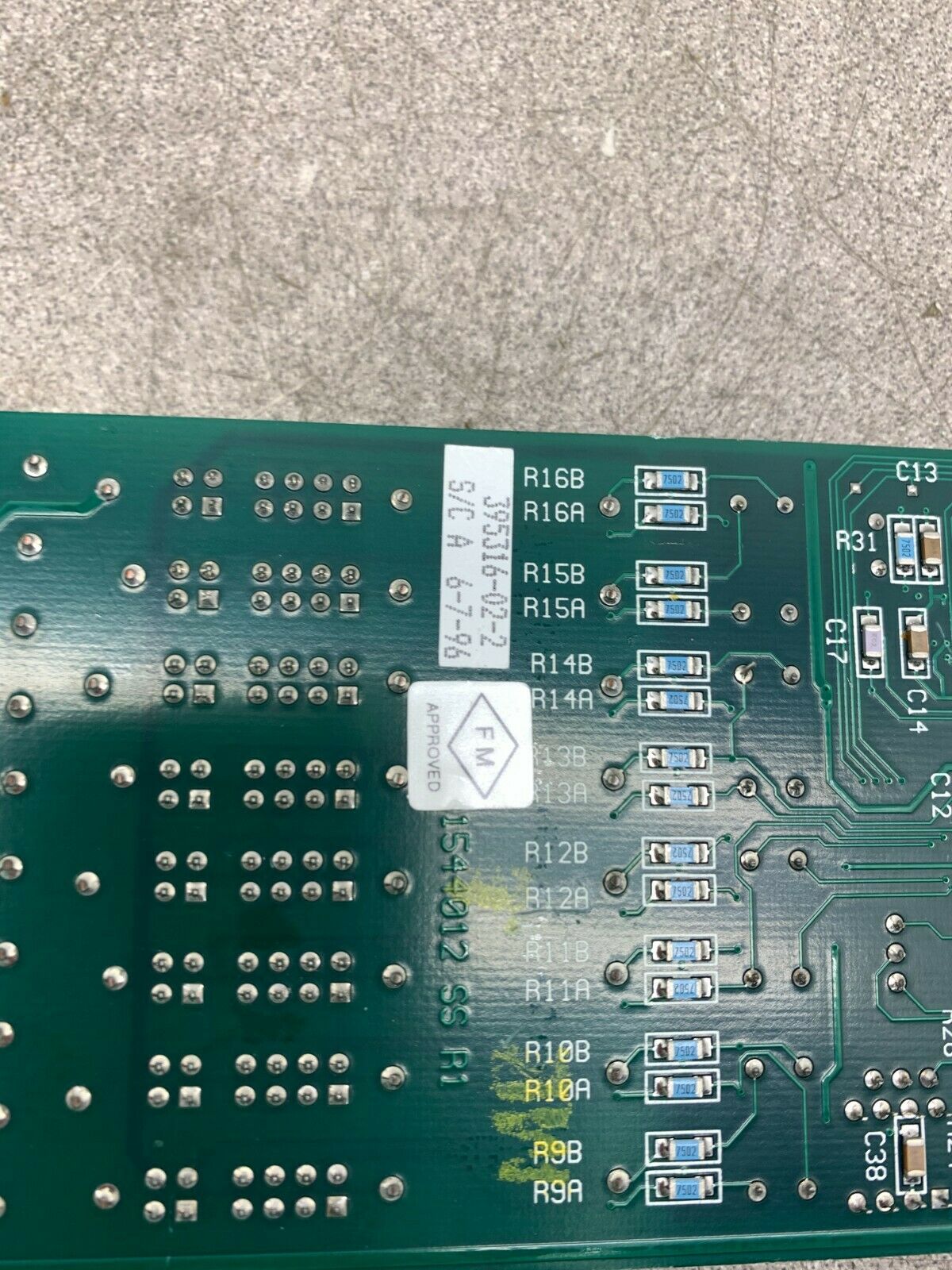 USED EMERSON CIRCUIT BOARD 395316-02-2