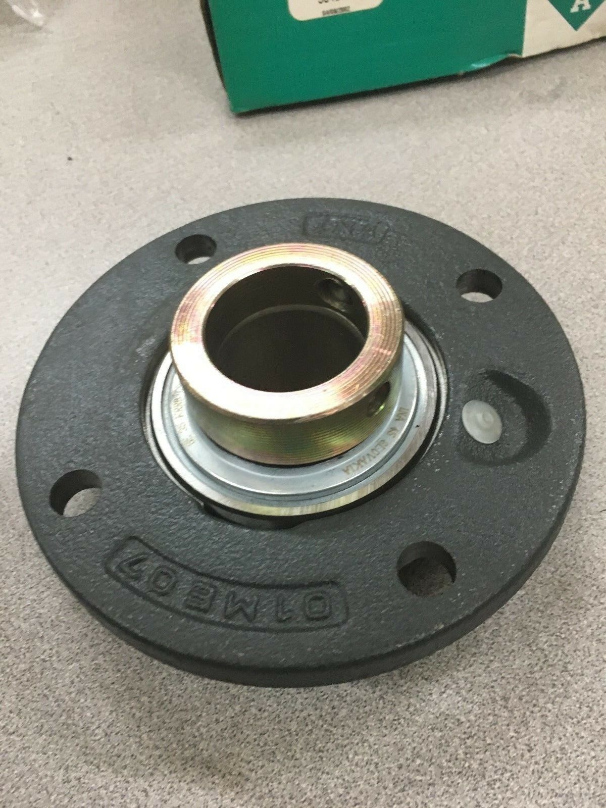 NEW IN BOX INA 4-BOLT SPHERICAL FLANGE BEARING RME35N