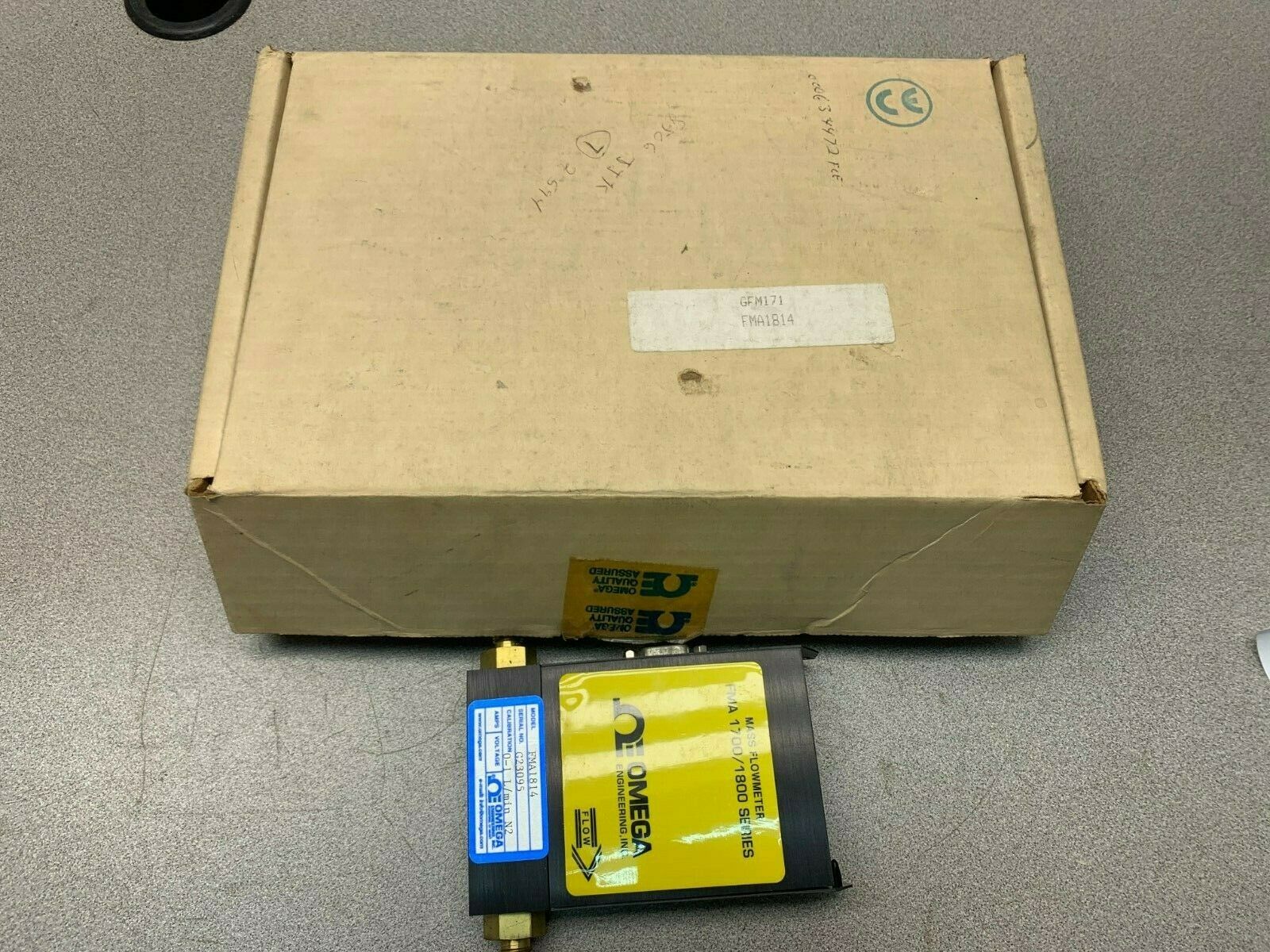 NEW IN BOX OMEGA MASS FLOW METER FMA1814