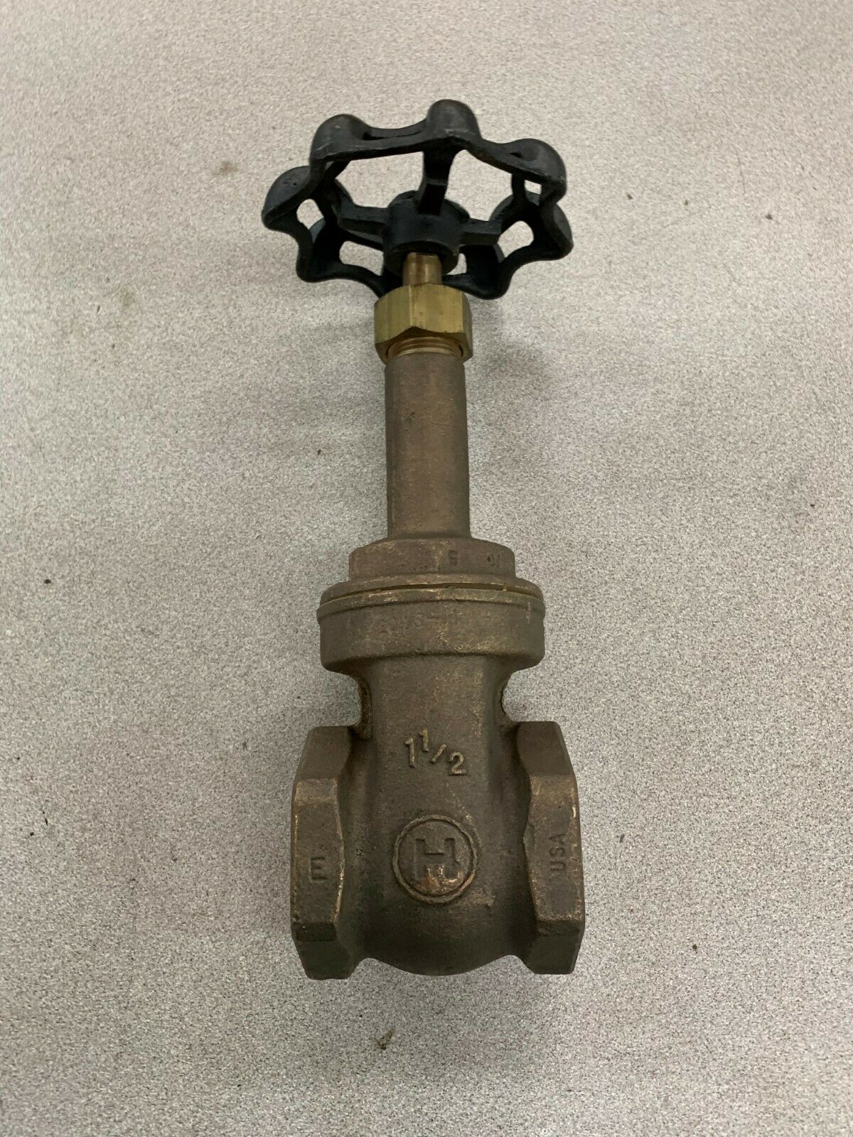 NEW NO BOX HAMMOND 1-1/2" BRONZE GATE VALVE IB640