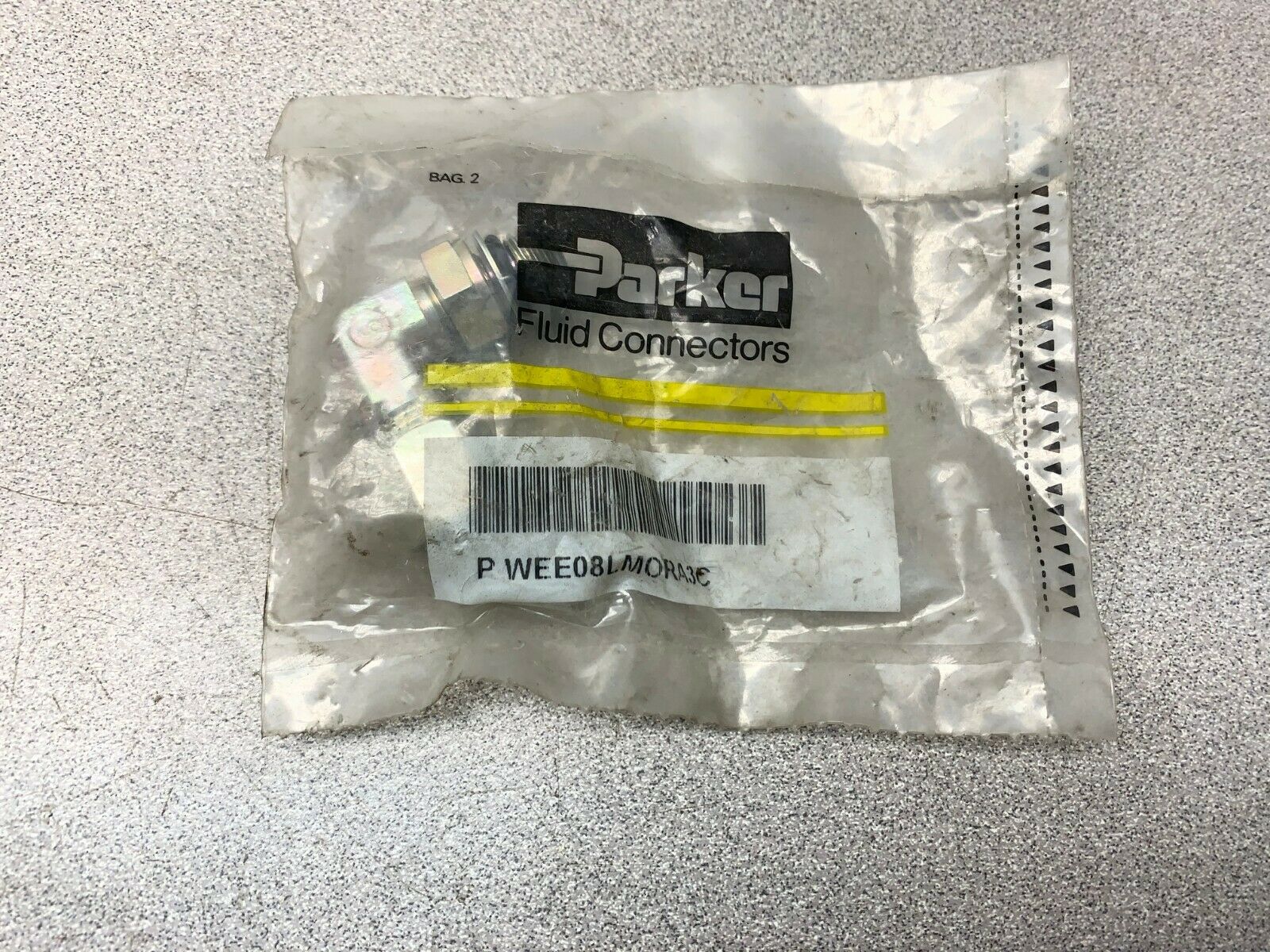 NEW IN PACKAGE PARKER FLUID CONNECTOR PWEE08LMORA43C