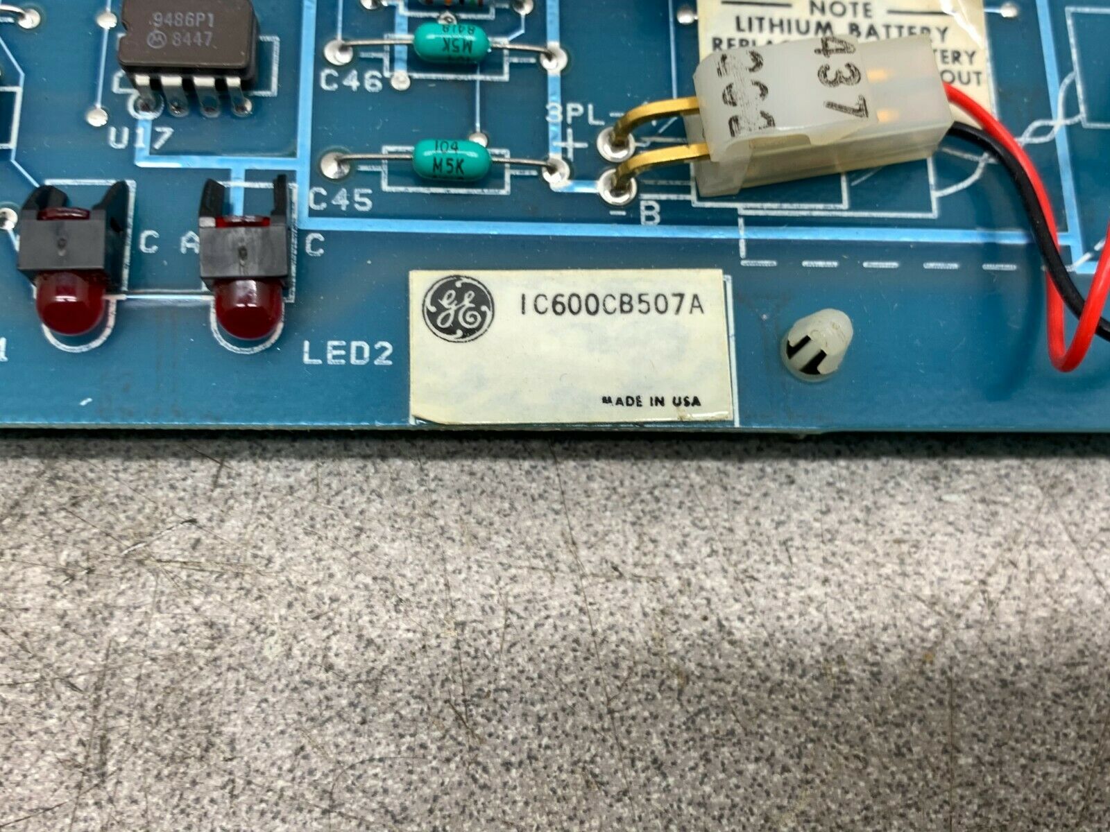 USED GE FANUC MODULE IC600CB507A