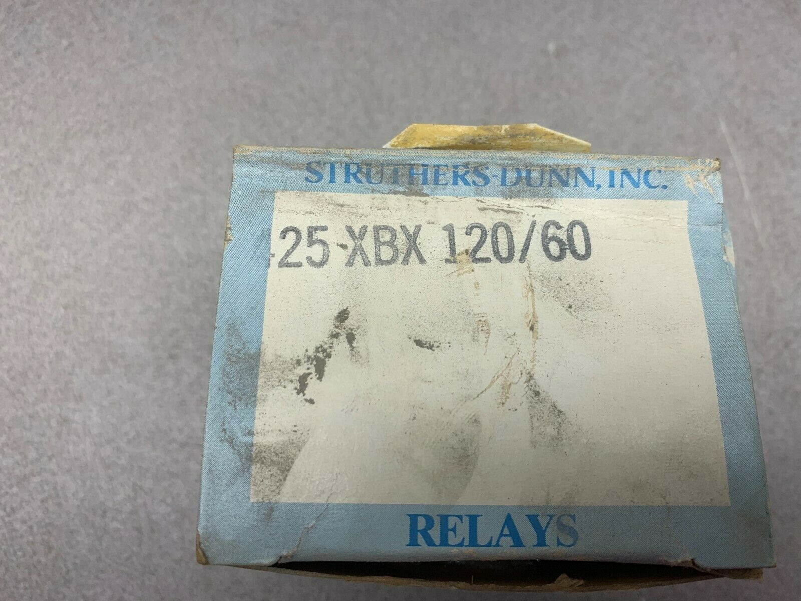 NEW IN BOX STRUTHERS AND DUNN RELAY  25-XBX