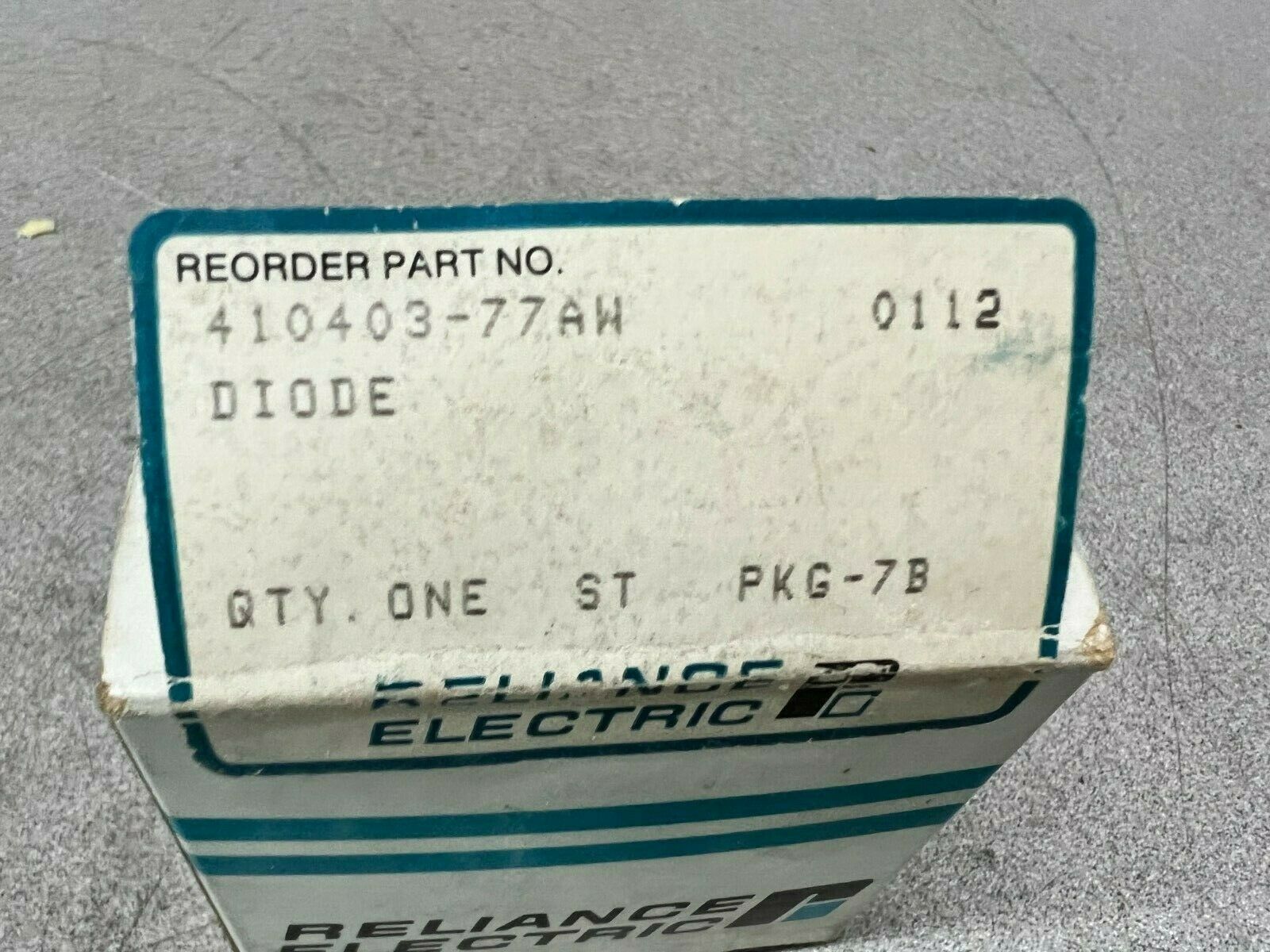 NEW IN BOX RELIANCE DIODE 410403-77AW