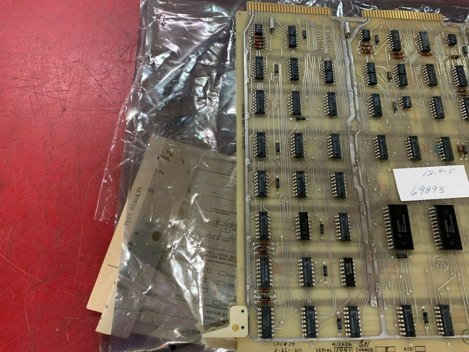 USED WESTINGHOUSE CIRCUIT BOARD 4112A26G01