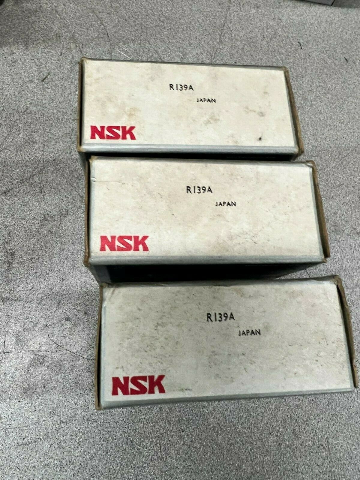 LOT OF 3 NEW IN BOX NSK REAR WHEEL BEARING WITH SLEEVE R139A