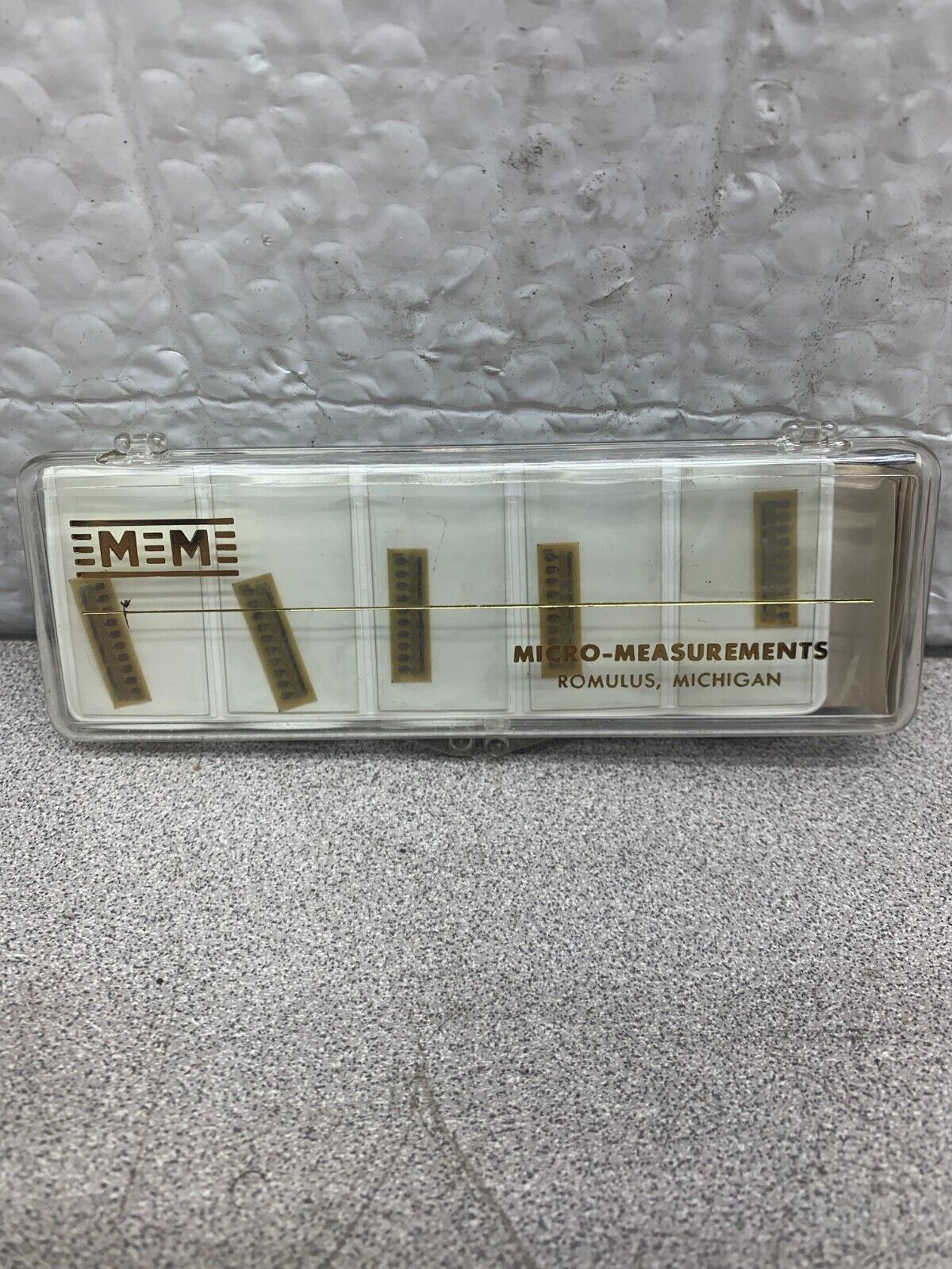 NEW PACK OF 5 MICRO-MEASUREMENTS PRECISION STRAIN GAGES EA-13-062MW-120