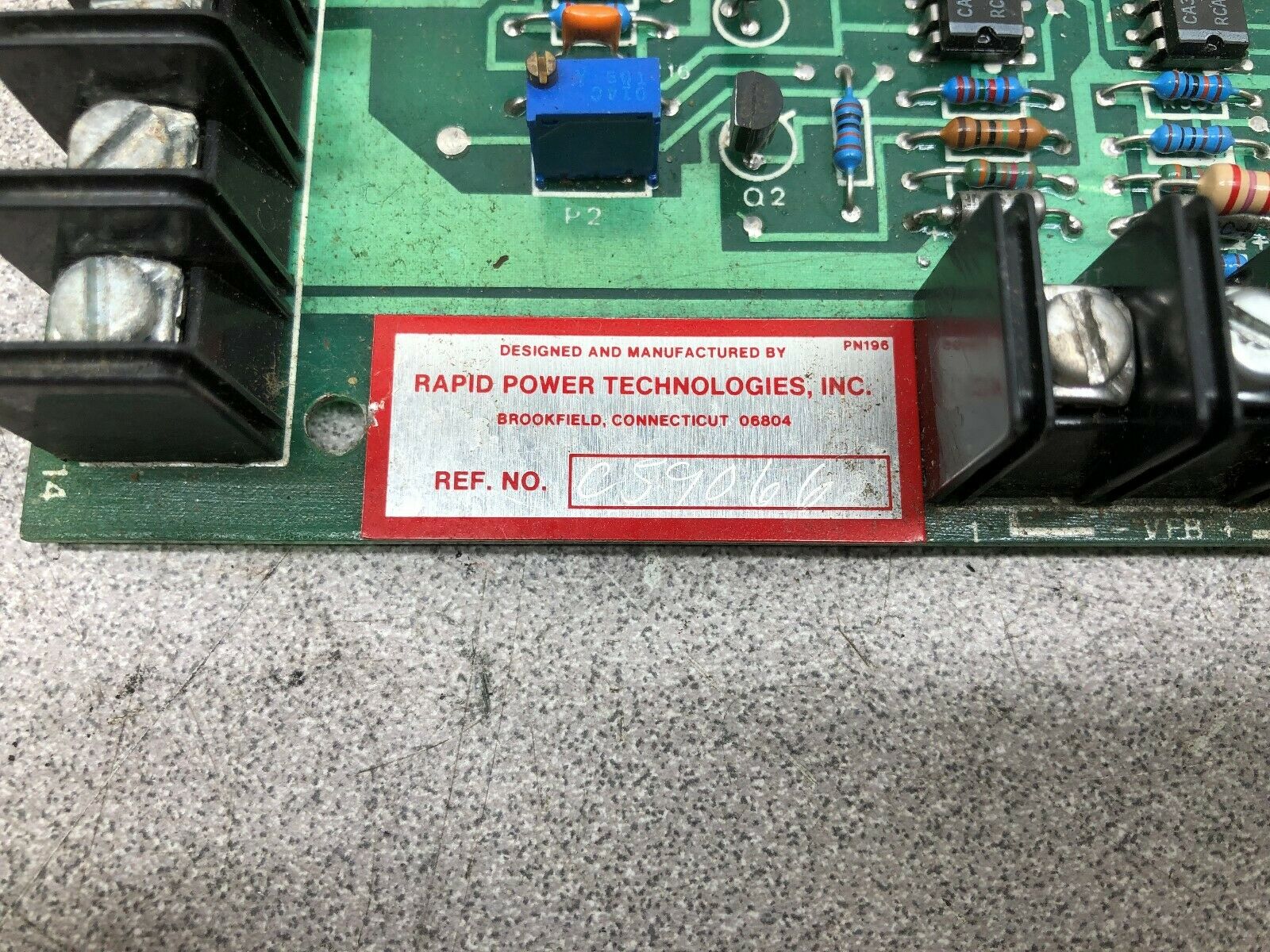 USED RAPID POWER CIRCUIT BOARD C59066