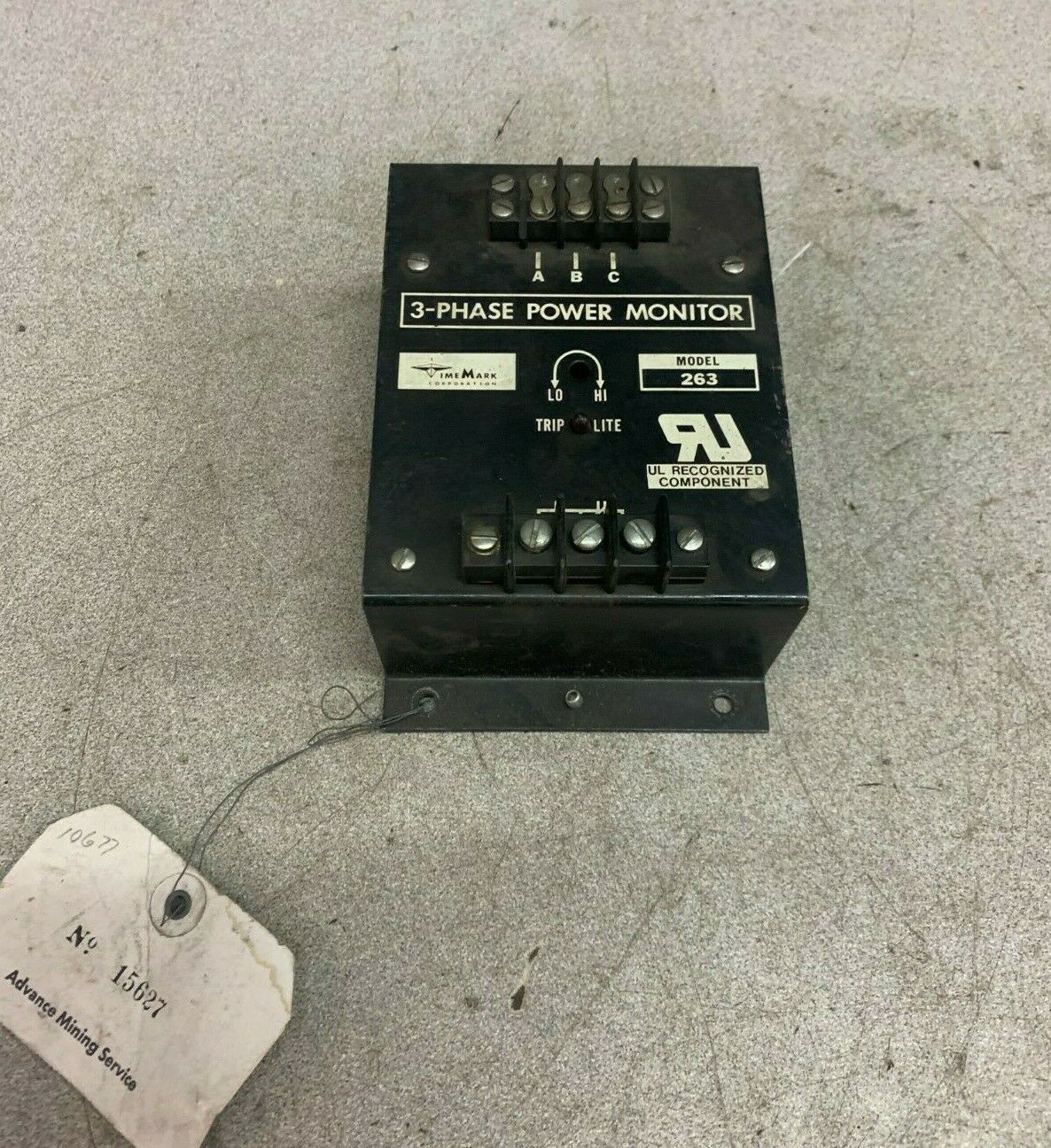 USED TIME MARK 3-PHASE POWER MONITOR D263