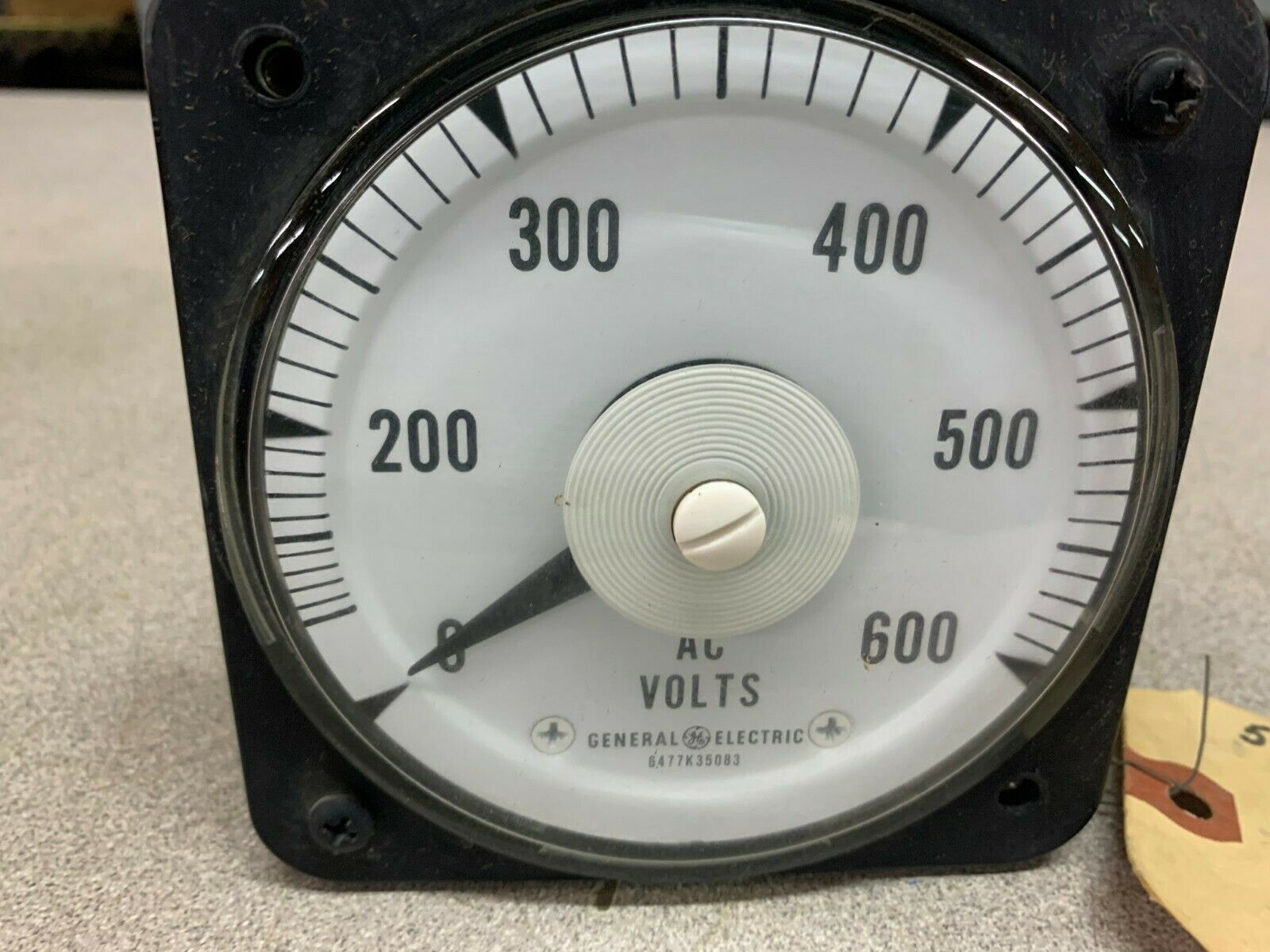 NEW NO BOX GE 0-600V VOLTMETER 50-103021SJSJ2