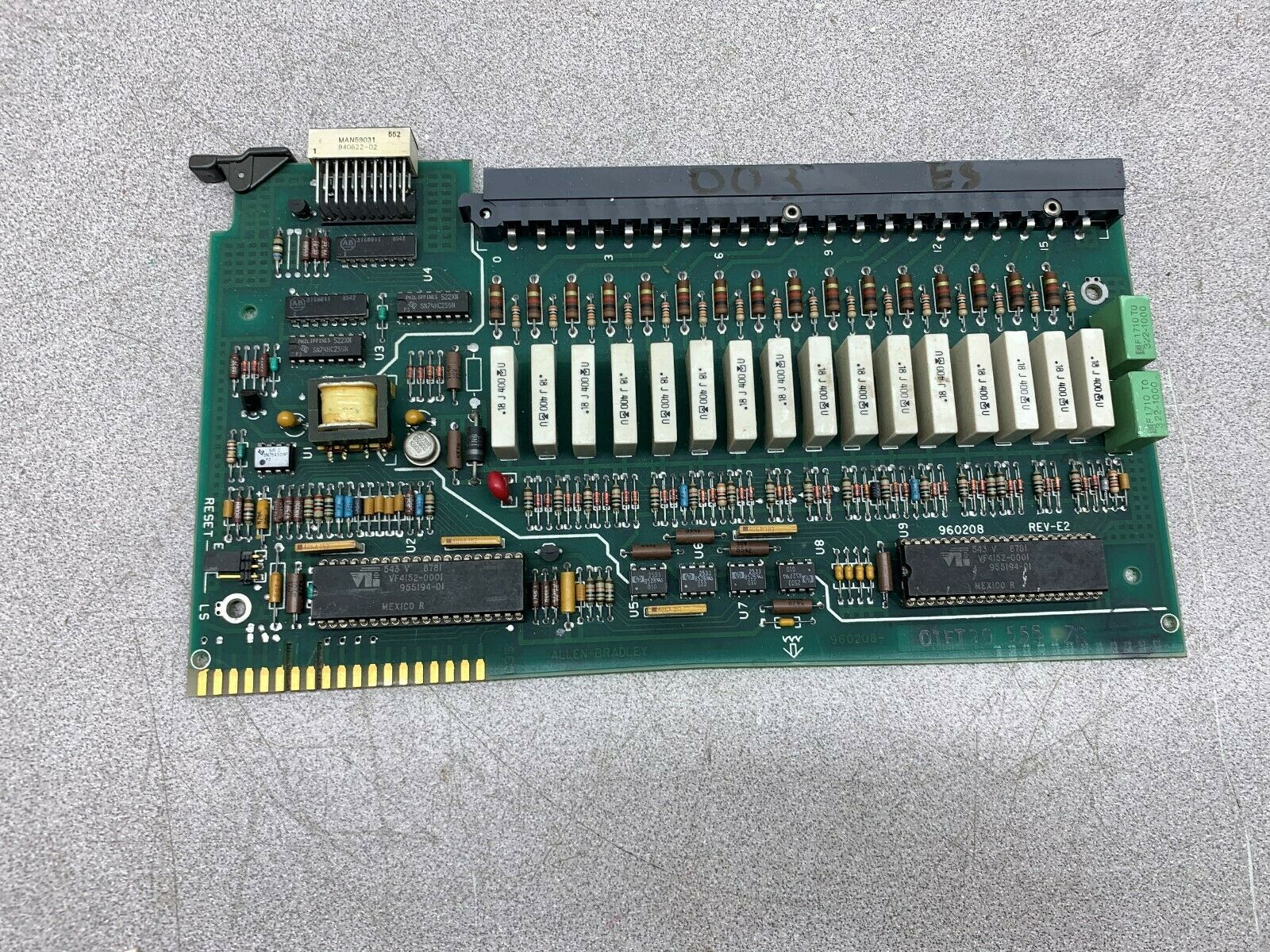 USED ALLEN BRADLEY CIRCUIT BOARD 960208