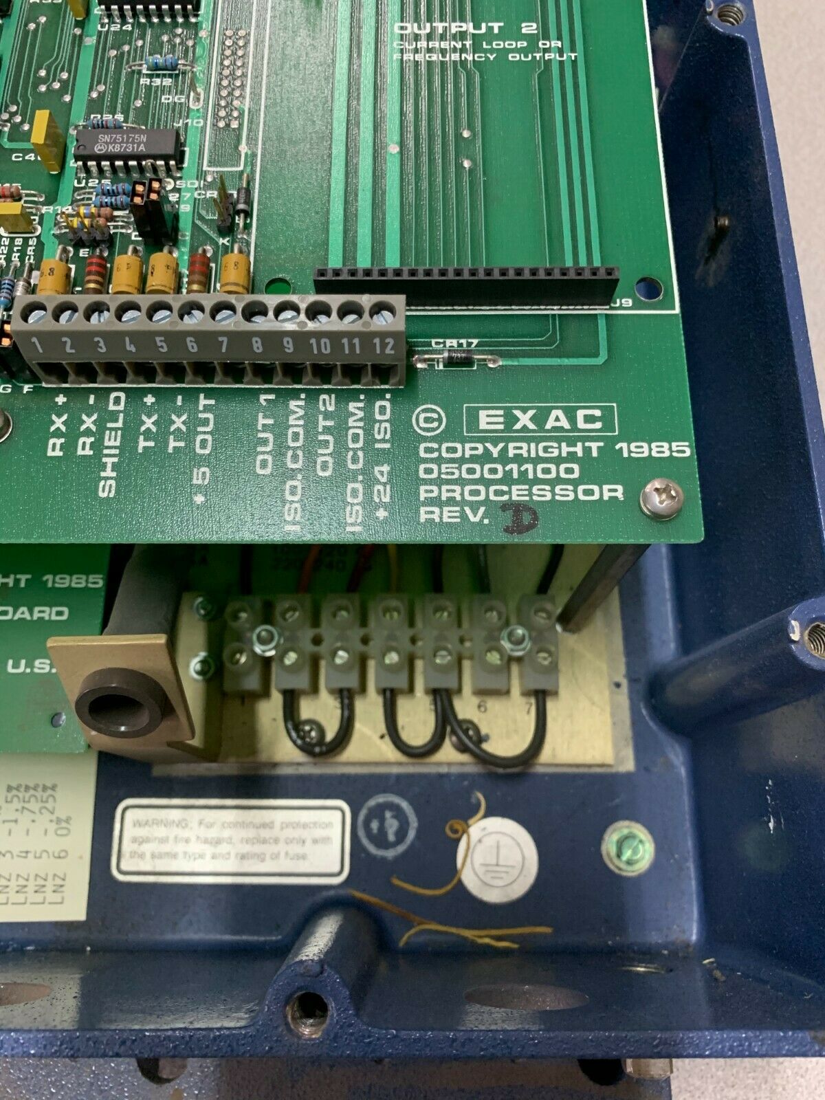 NEW EXAC MASS FLOW TRANSMITTER 8100