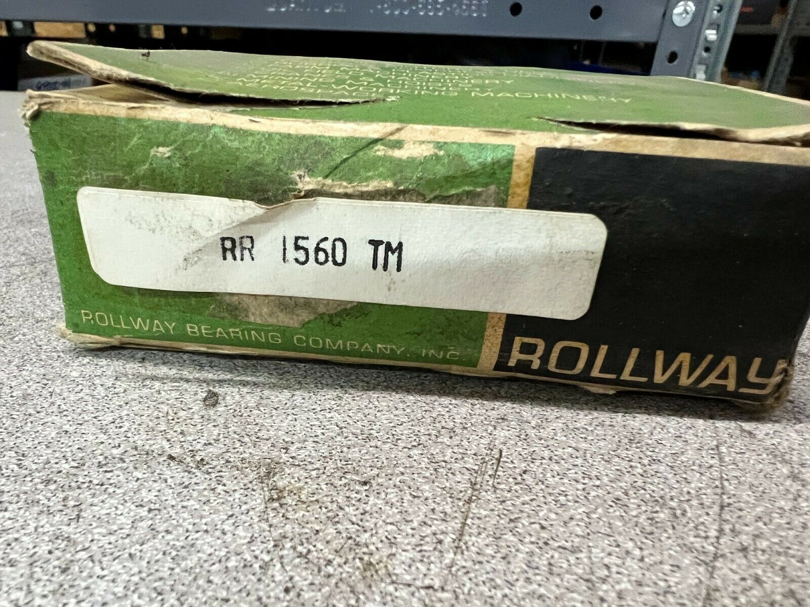 NEW IN BOX ROLLWAY GL-5207-109 5207-B-109  CYLINDRICAL BEARING RR 1560 TM