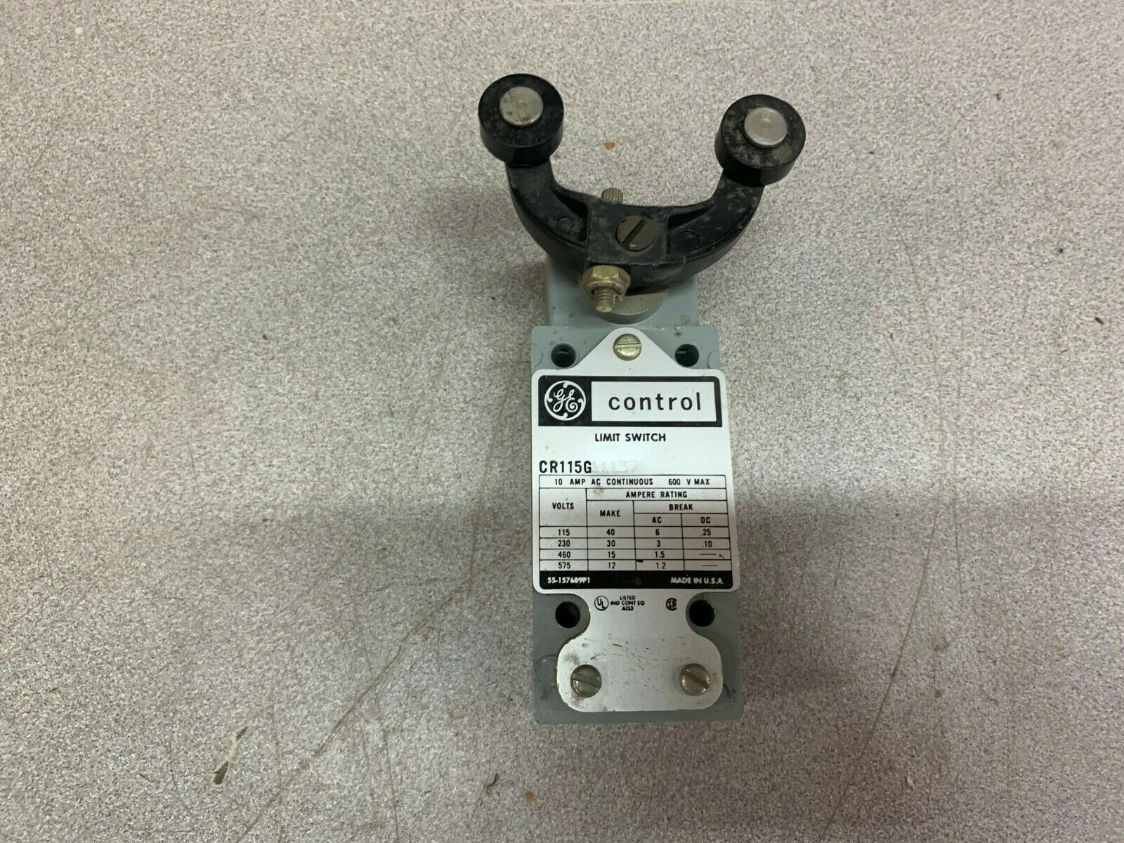 NEW NO BOX GE LIMIT SWITCH CR115G11137