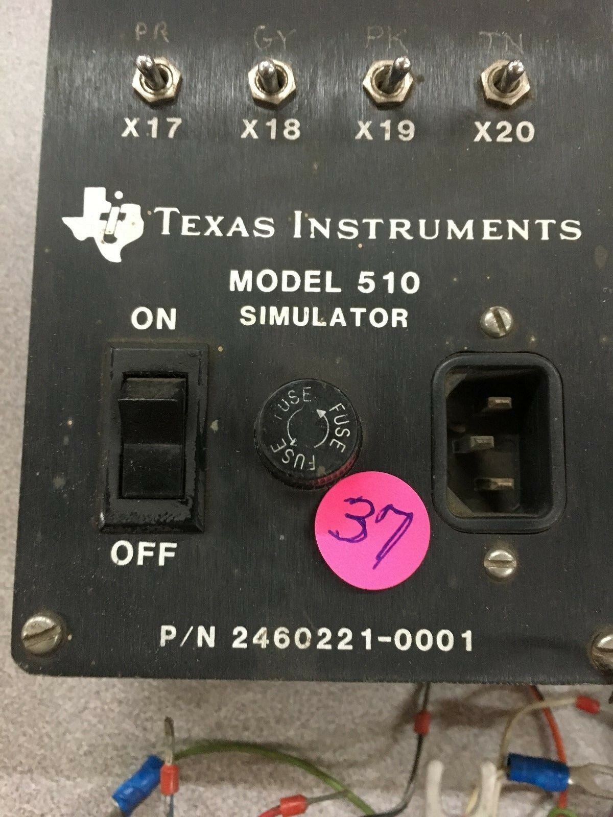 USED TEXAS INSTRUMENTS MODEL 510 SIMULATOR 2460221-0001