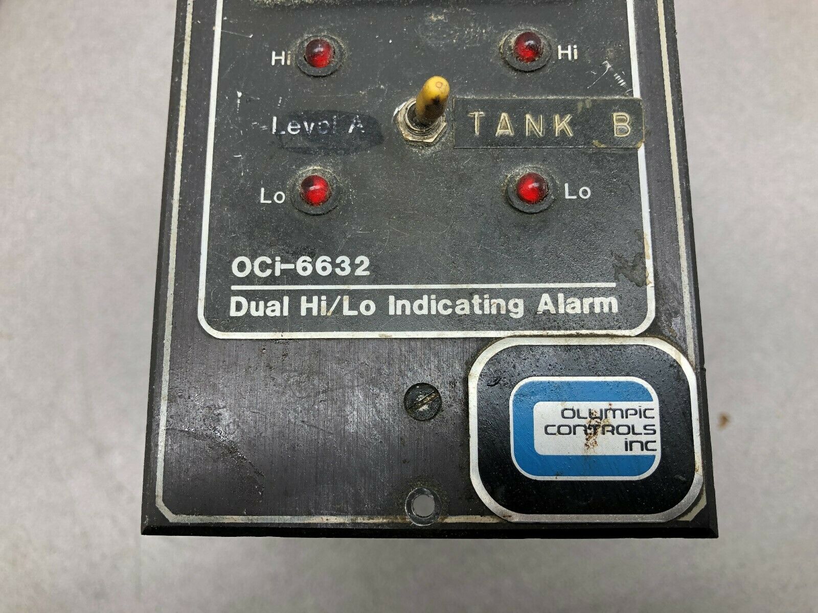 USED OLIMPIC CONTROLS DUAL HI/LO INDICATING ALARM MODULE OCI-CC32