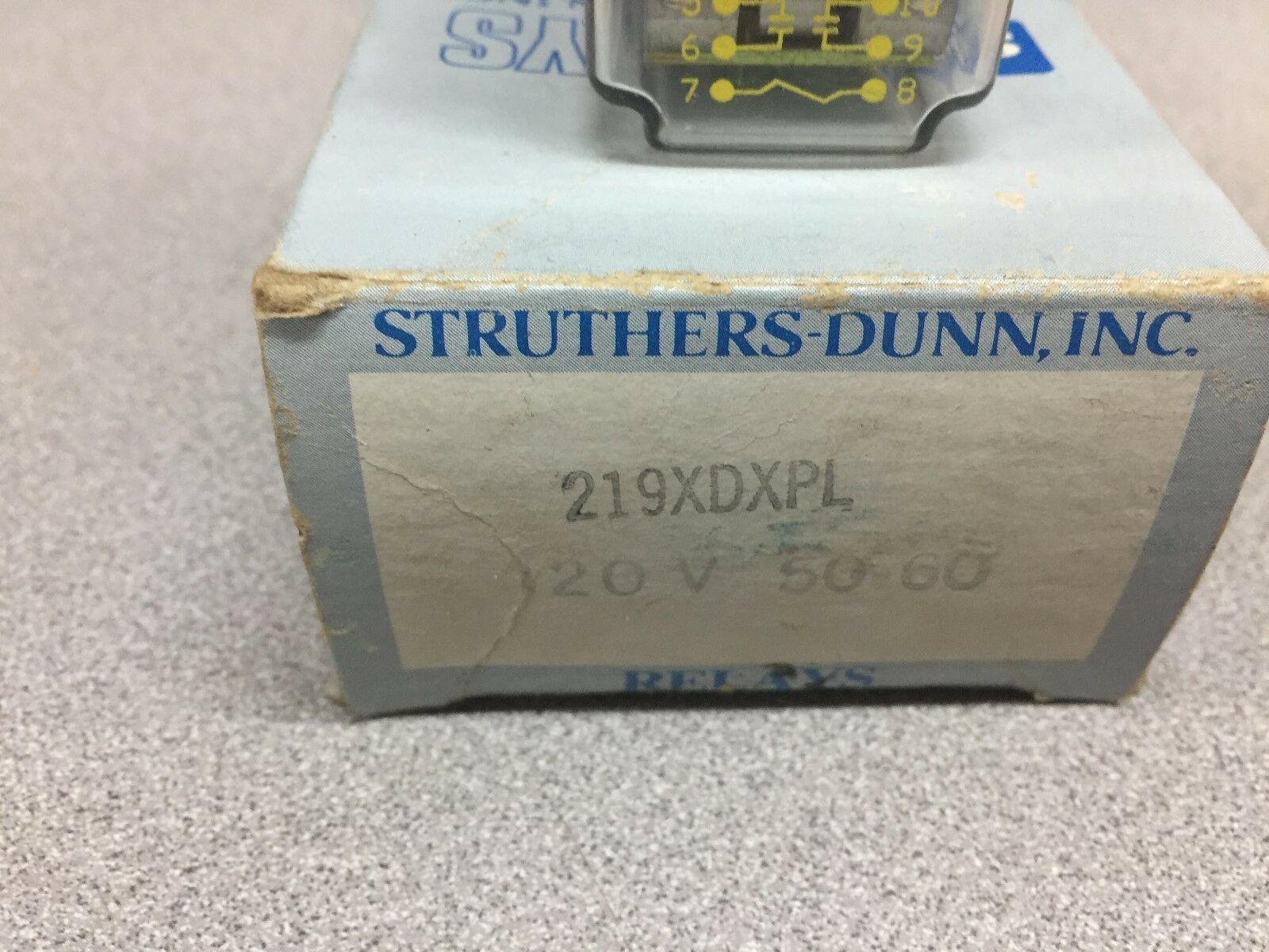 NEW IN BOX STRUTHERS DUNN RELAY 219XDXPL