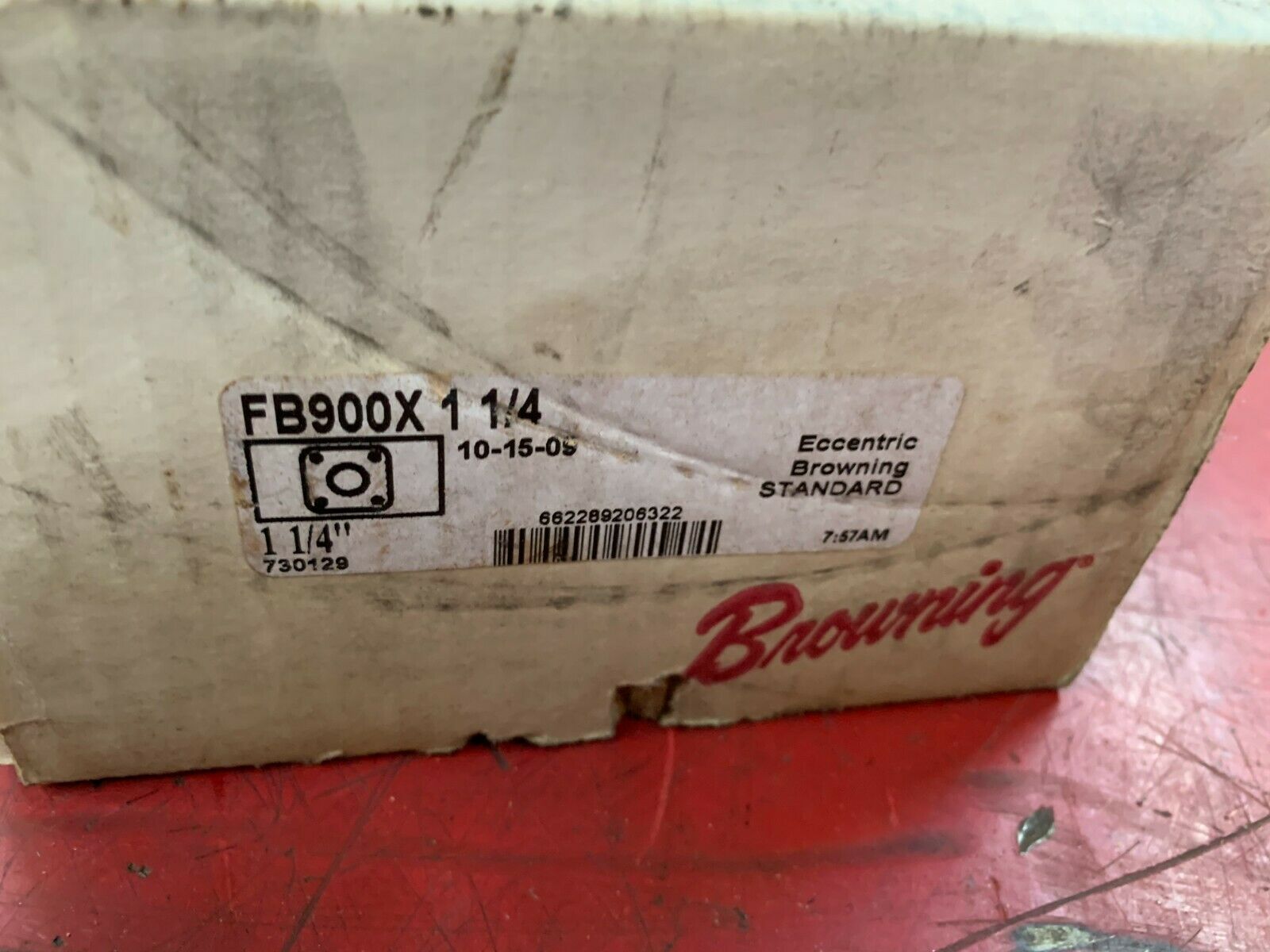 NEW IN BOX BROWNING 4-BOLT FLANGE BEARING 1-1/4" BORE FB900X 1 1/4