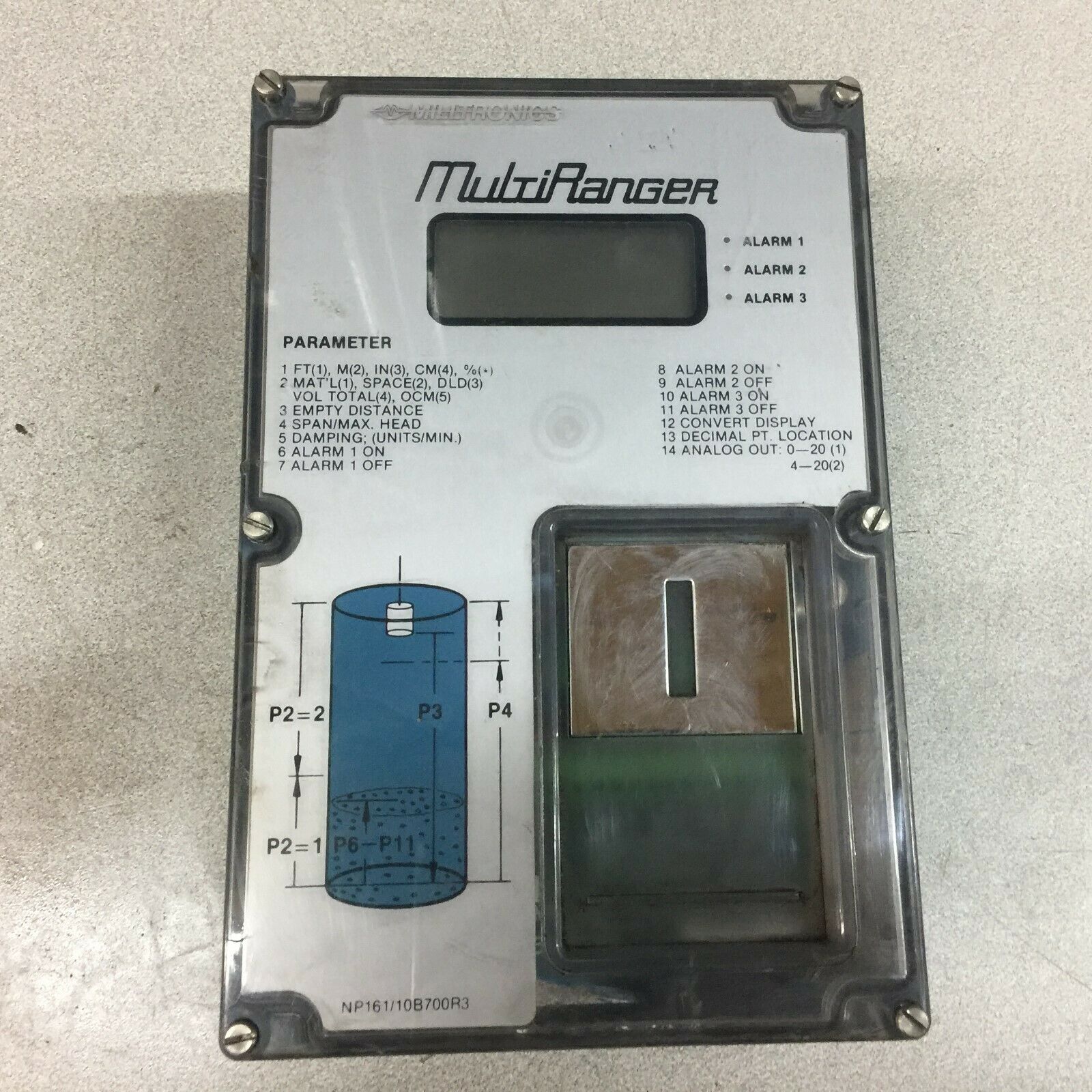 USED MILLTRONICS MULTI RANGER PROGRAMABLE RELAY SYSTEM MODULE ML5101435