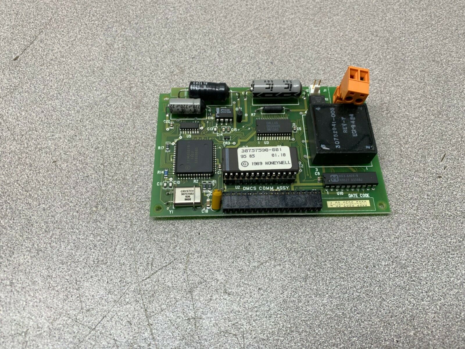 USED HONEYWELL DMCS COMMUNICATION ASSEMBLY CIRCUIT BOARD 30755009-002