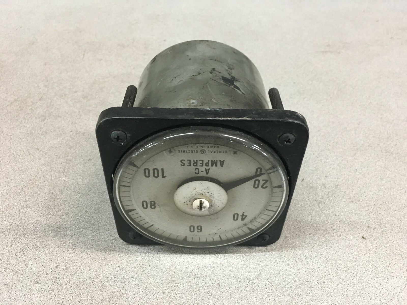 USED GENERAL ELECTRIC A-C AMMETER 8AB18A7AL1