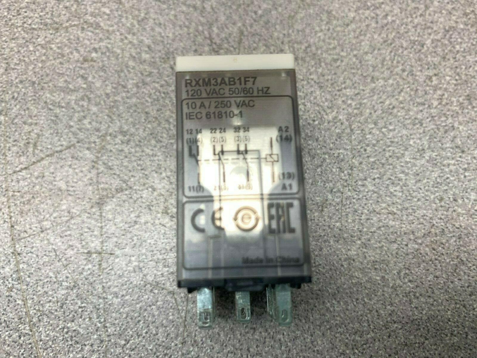 LOT OF 4 NEW NO BOX SCHNEIDER ELECTRIC RELAY RXM3AB1F7