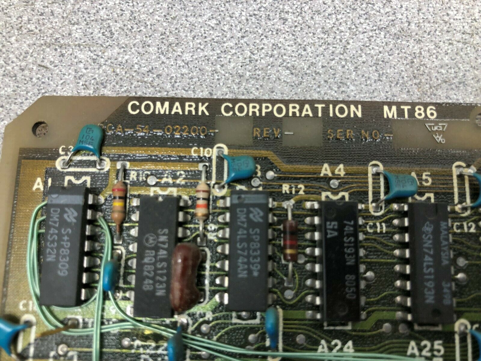 USED COMARK CORP PC CONTROL BOARD PCA-54-02200