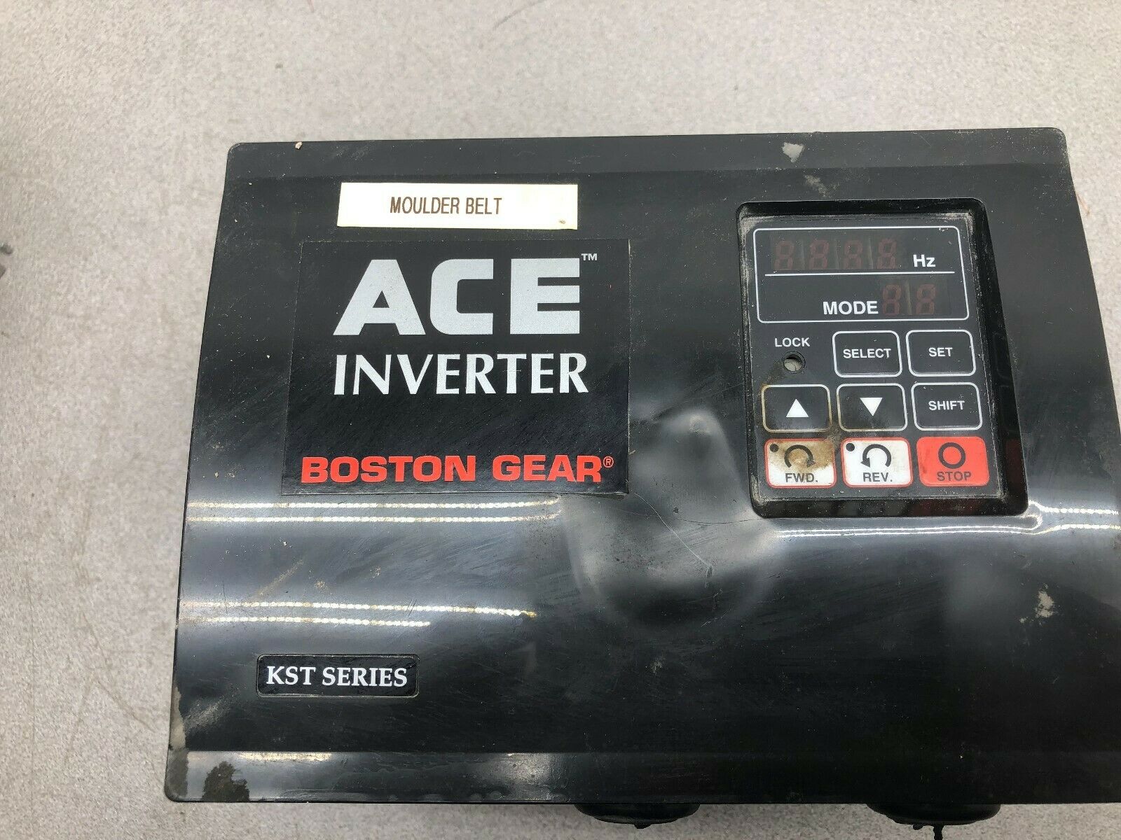 USED BOSTON GEAR KST SERIES 5 HP 22 AMPS 200-230 VAC 3 PH  ACE INVERTER ACE-KST-