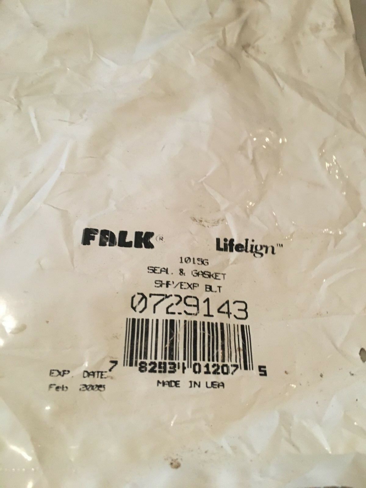 NEW IN BAG FALK SEAL AND GASKET KIT 0729143