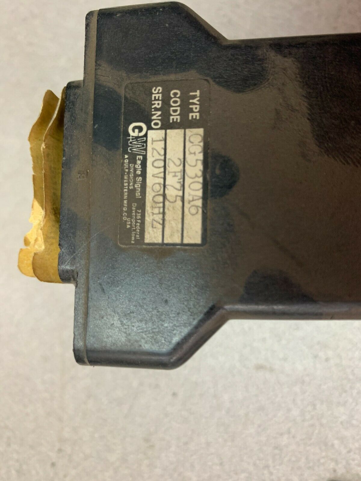 USED EAGLE SIGNAL RELAY CG530A6