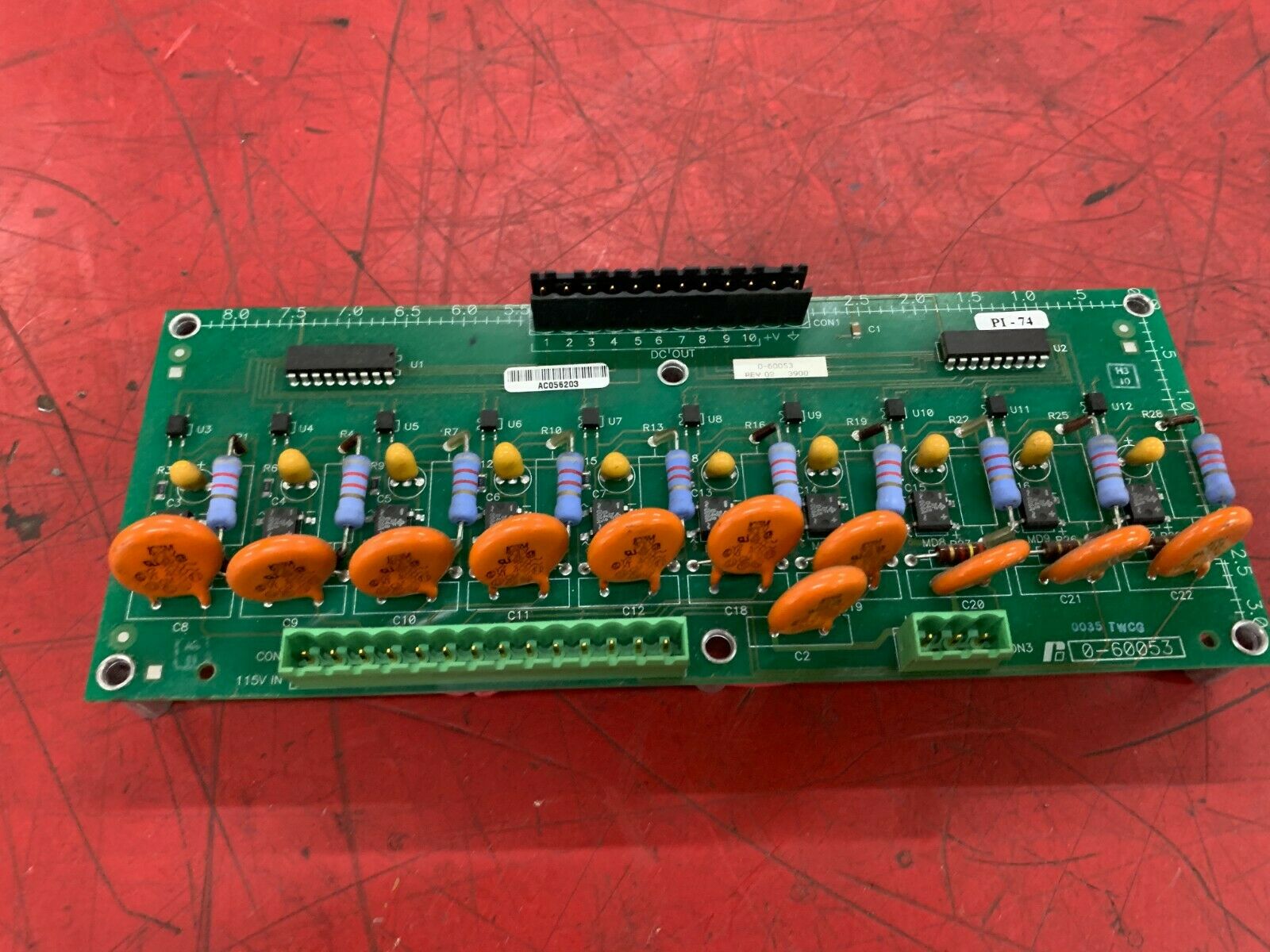 USED RELIANCE CONTROL OPTION BOARD 0-60053