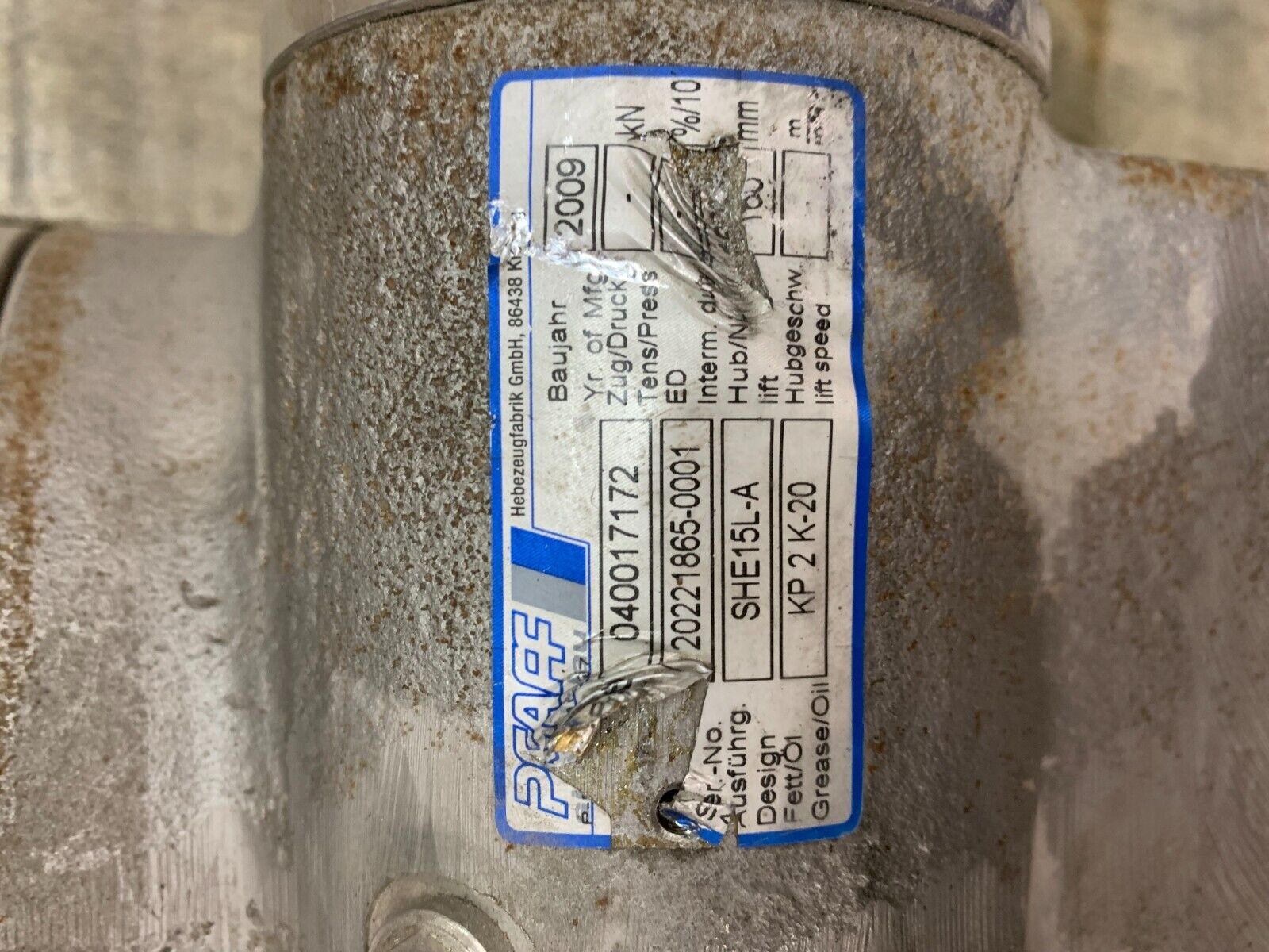 NEW NO BOX PFAFF 040017172 ACTUATOR 20221865-0001