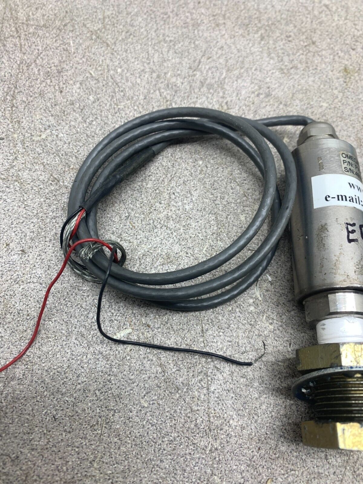 USED OMEGADYNE PRESSURE TRANSMITTER PX209-100GI