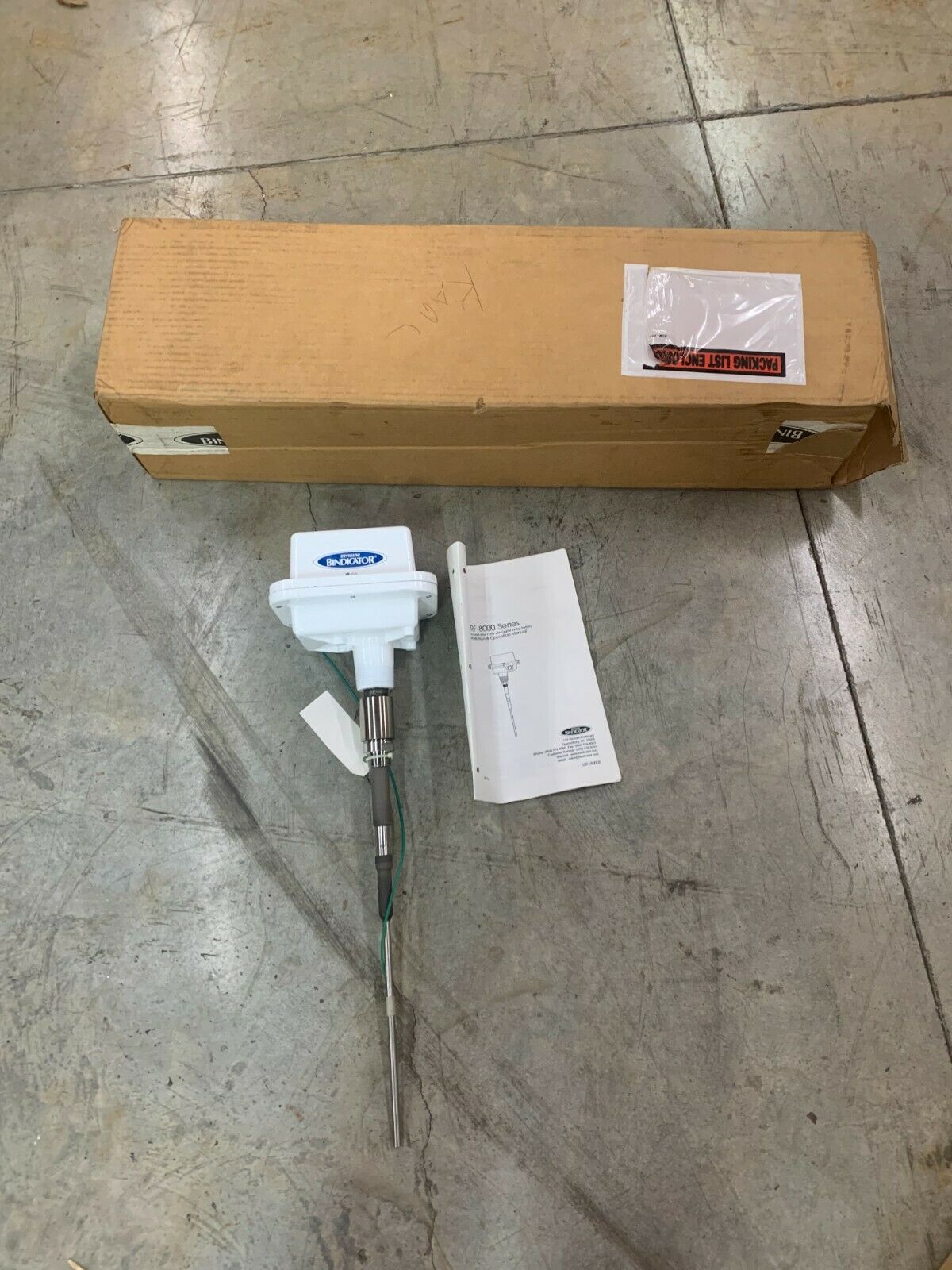 NEW IN BOX BINDICATOR PROBE RF800X2A