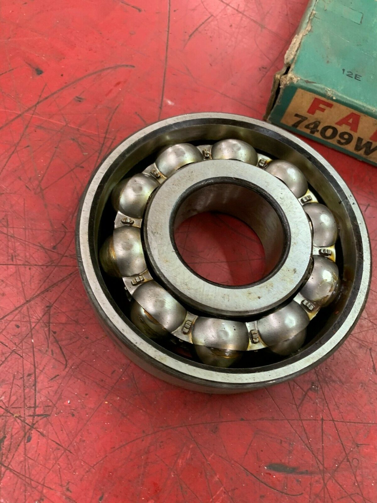 NEW IN BOX FAFNIR ANGULAR CONTACT BALL BEARING 7409W