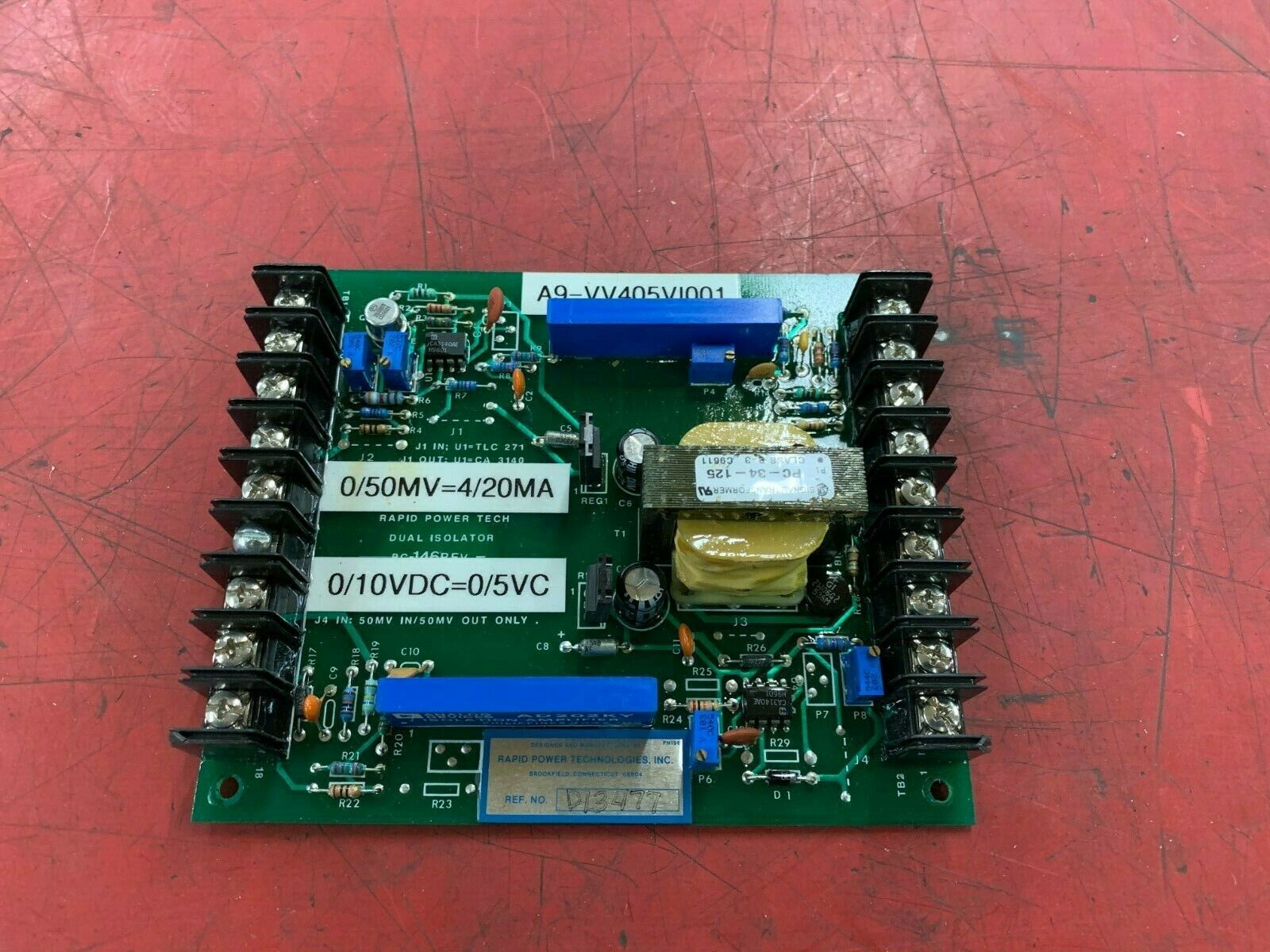 USED RAPID POWER D13477 CIRCUIT BOARD A9-VV405VI001