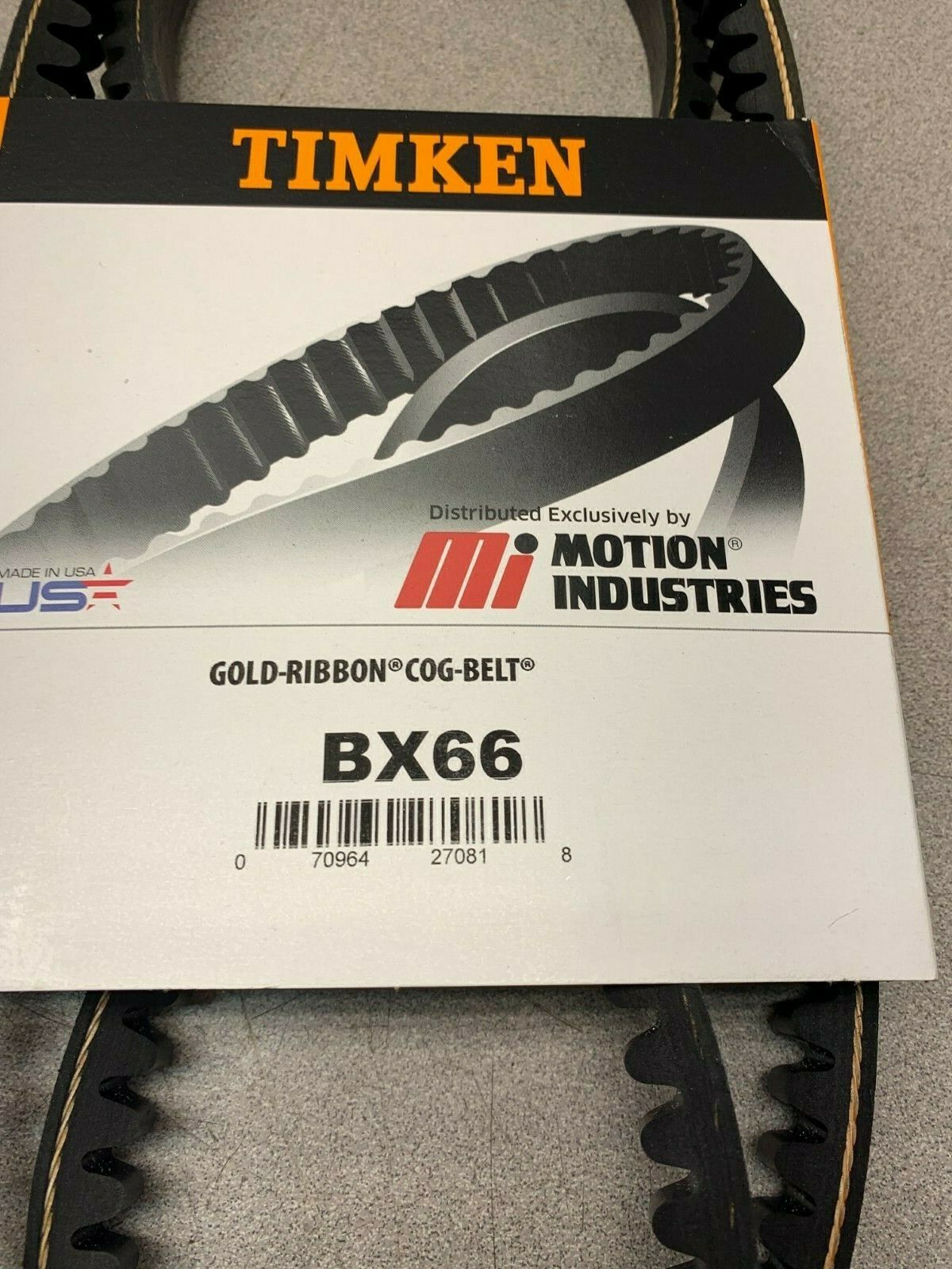 LOT OF 2 NEW NO BOX TIMKEN BELT BX66