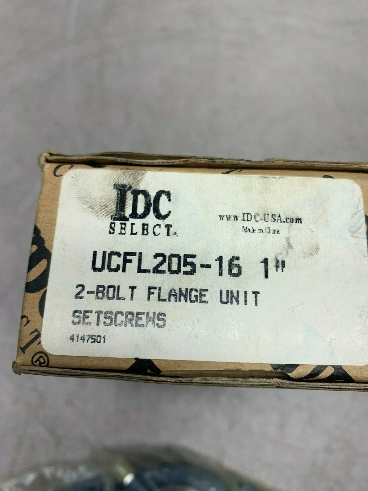 LOT OF 2 NEW IN BOX IDC 2 BOLT FLANGE UNIT UCFL205-16 1"