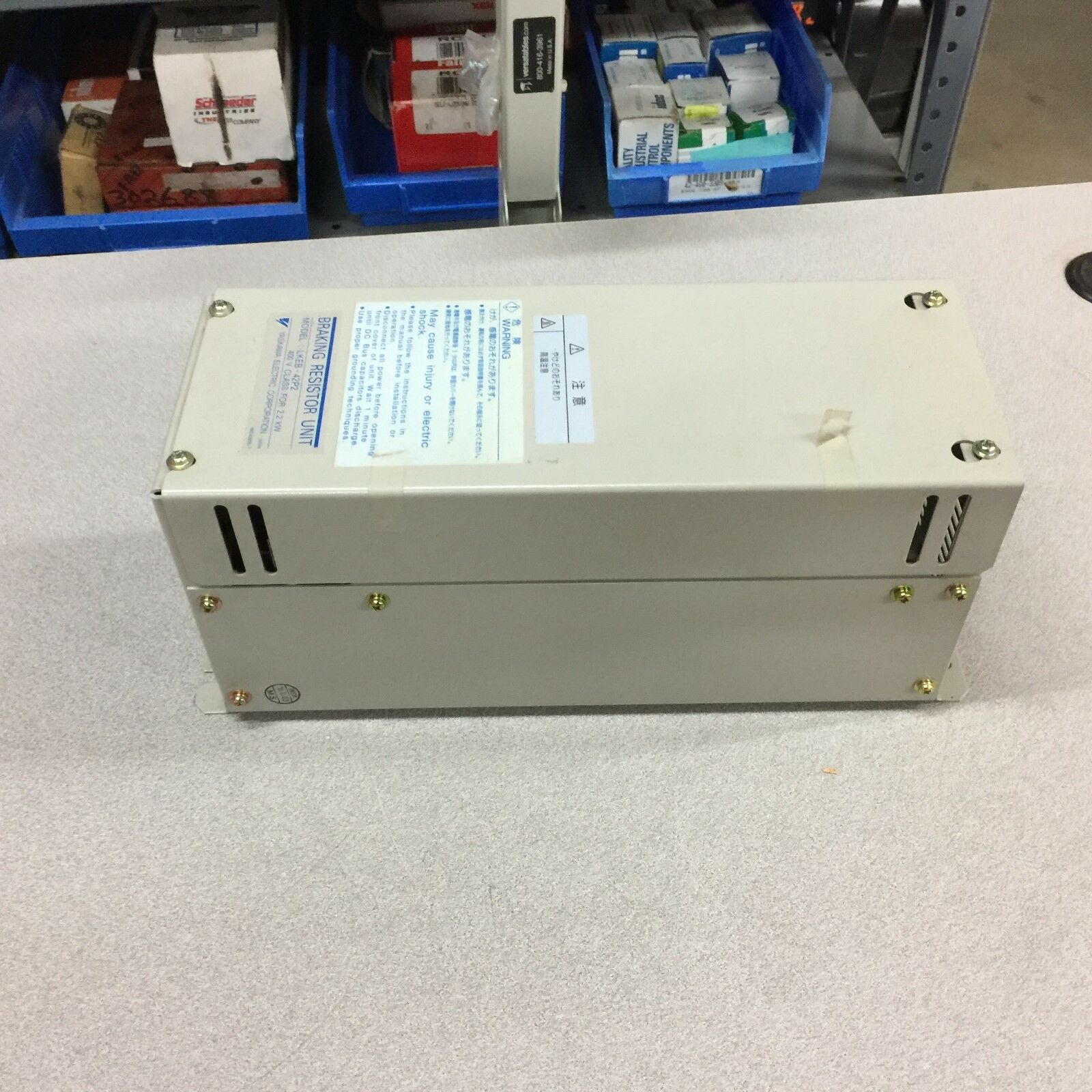 NEW NO BOX YASKAWA ELECTRIC 400V 2.2KW BRAKING RESISTOR UNIT LKEB-42P2