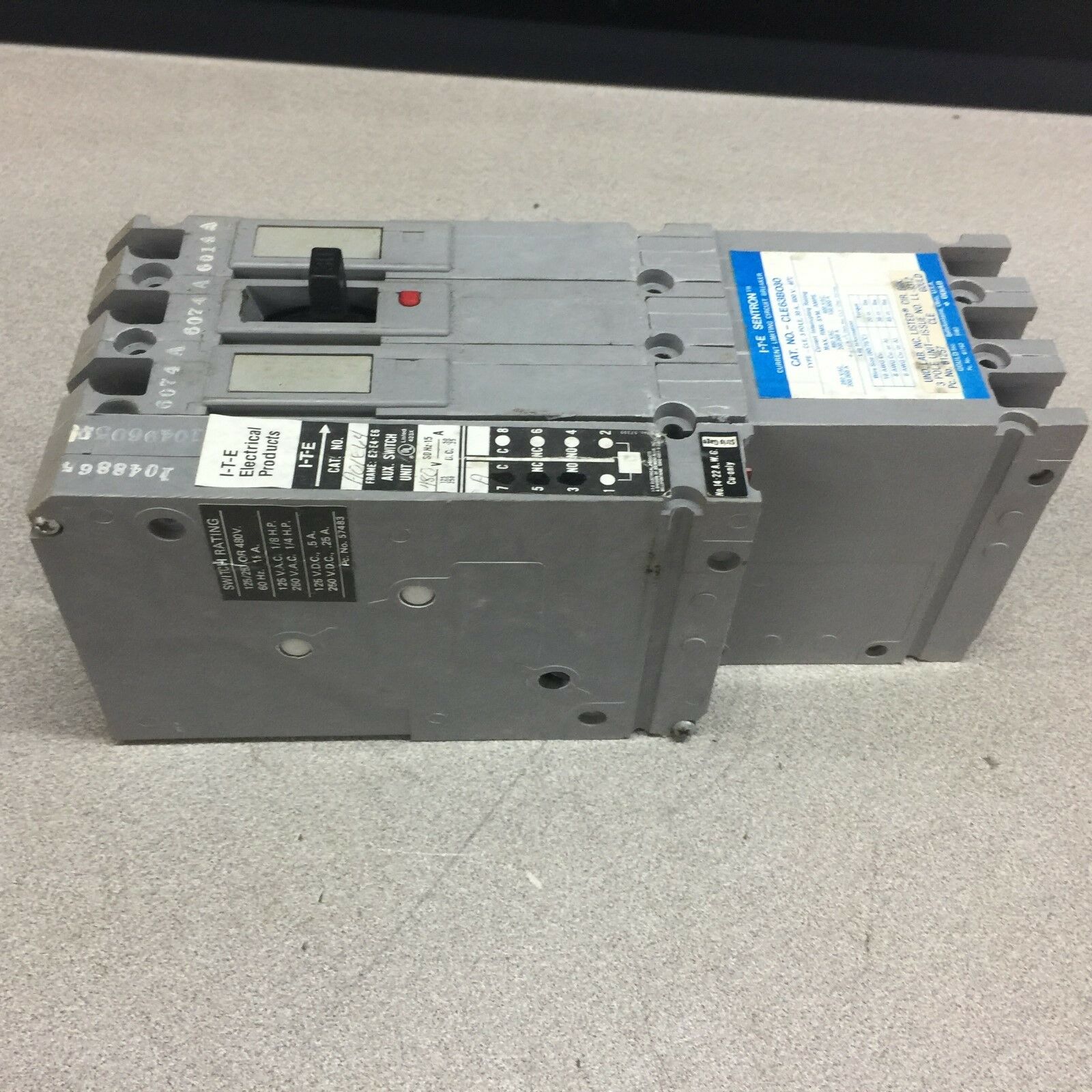 USED SIEMENS 30AMP 600VAC 3POLE CIRCUIT BREAKER CLE63B030