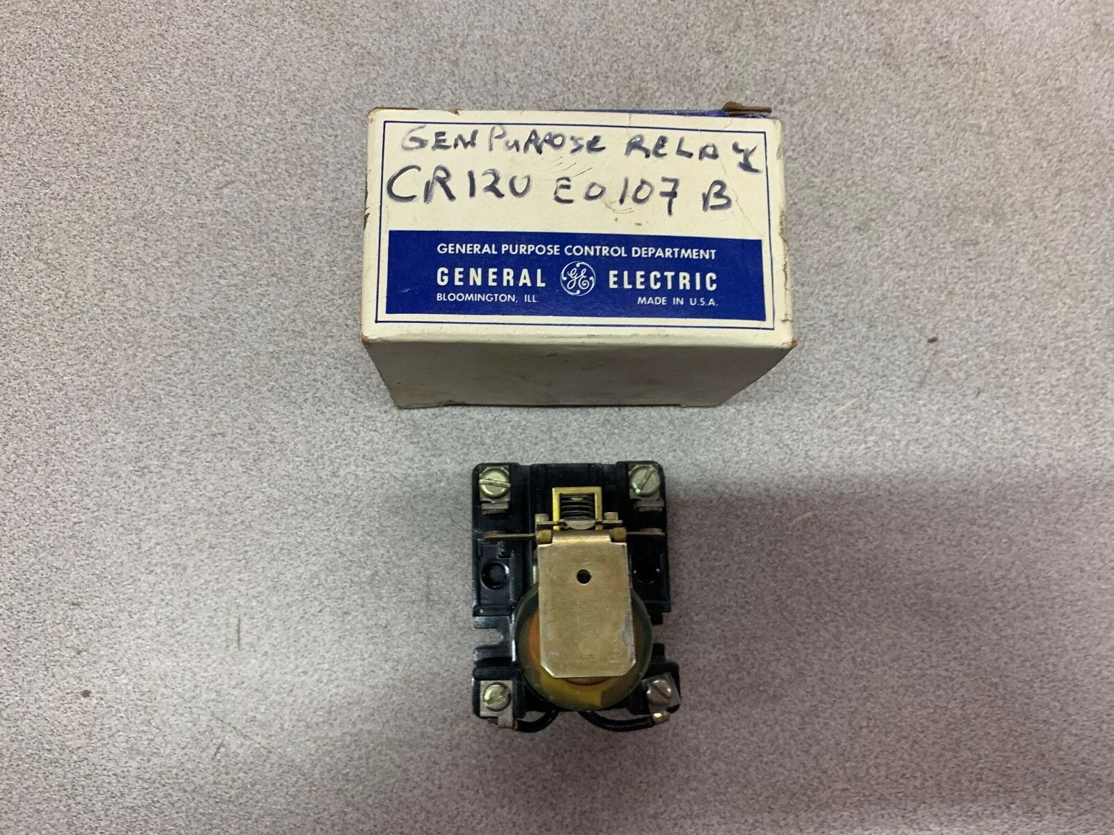 NEW IN BOX GE RELAY CR120E01078