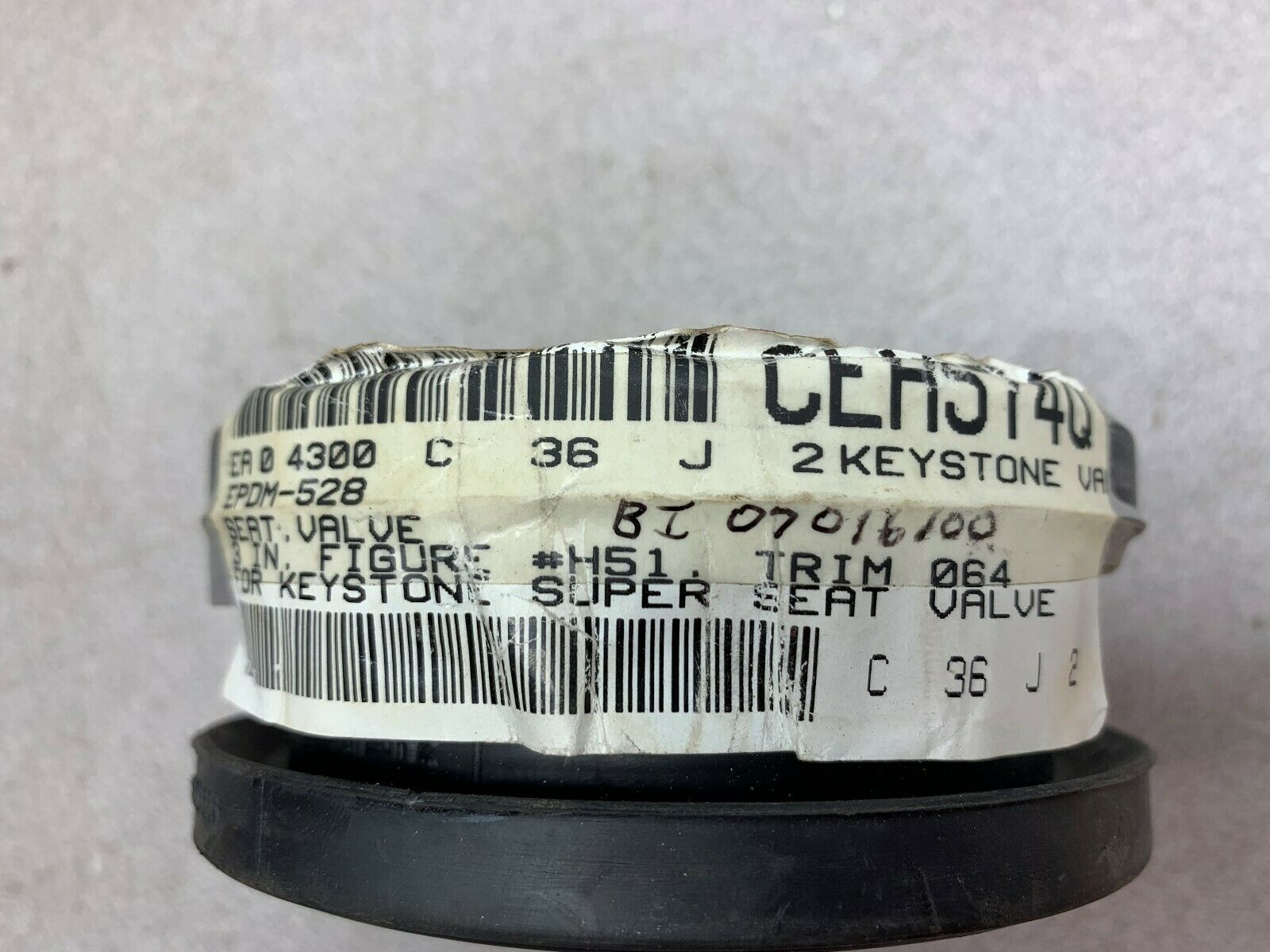 NEW NO BOX KEYSTONE VALVE EPDM-528