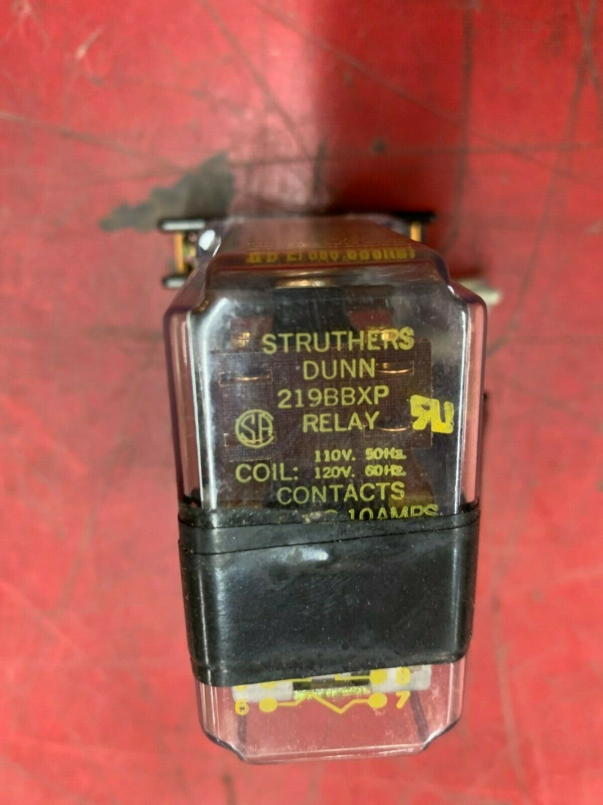 USED STRUTHERS-DUNN 120V. RELAY 219BBXP