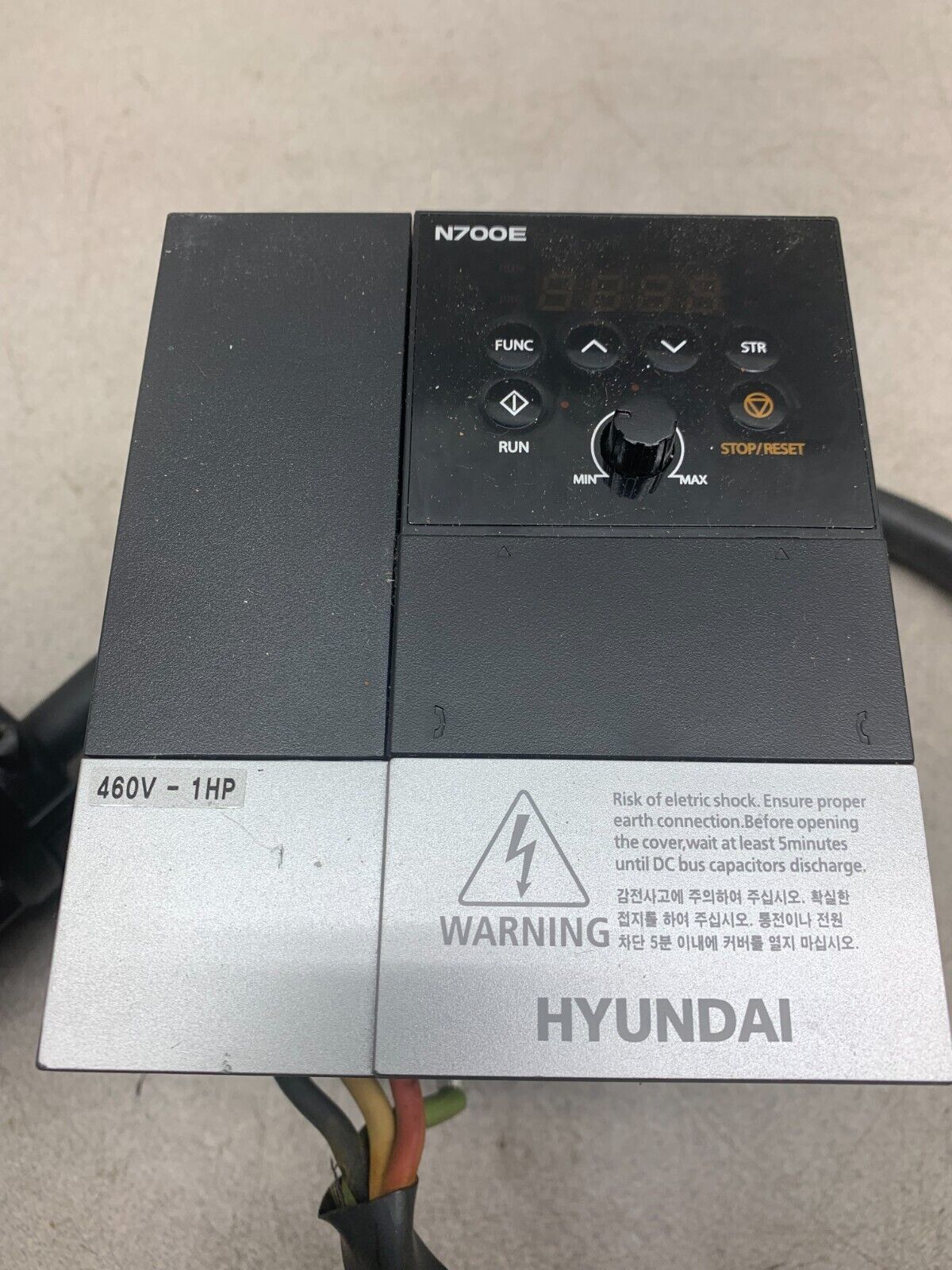 USED HYUNDAI LOW VOLTAGE INVERTER DRIVE N700E-007HF