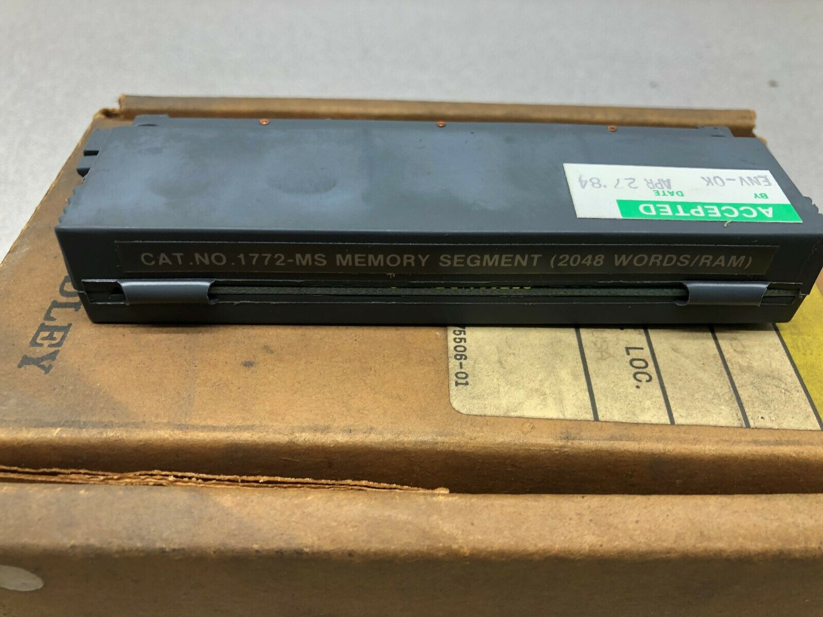 NEW IN BOX ALLEN BRADLEY MEMORY SEGMENT 1772-MS