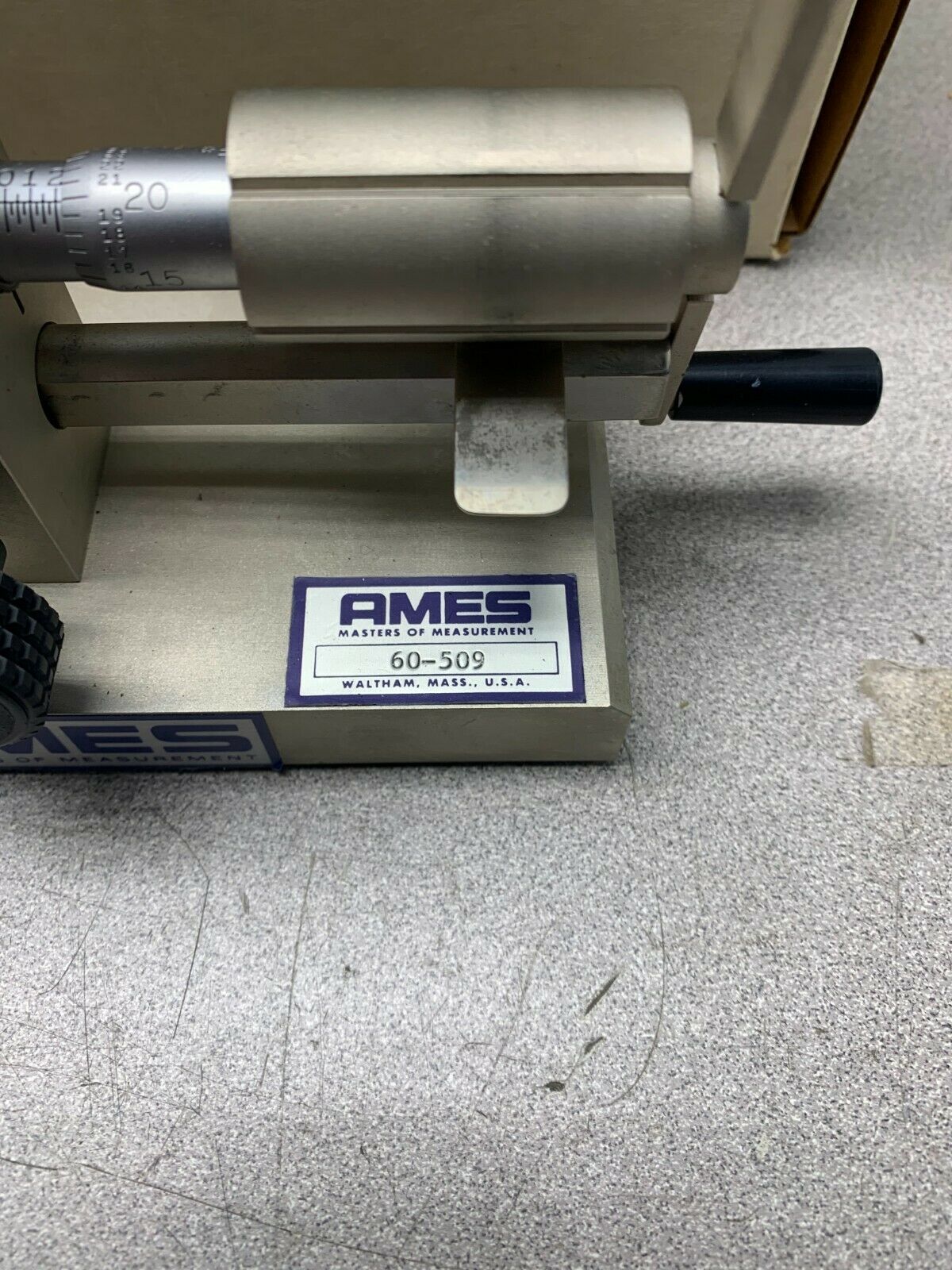 NEW IN BOX AMES ENGLISH HAND TESTER 60-509