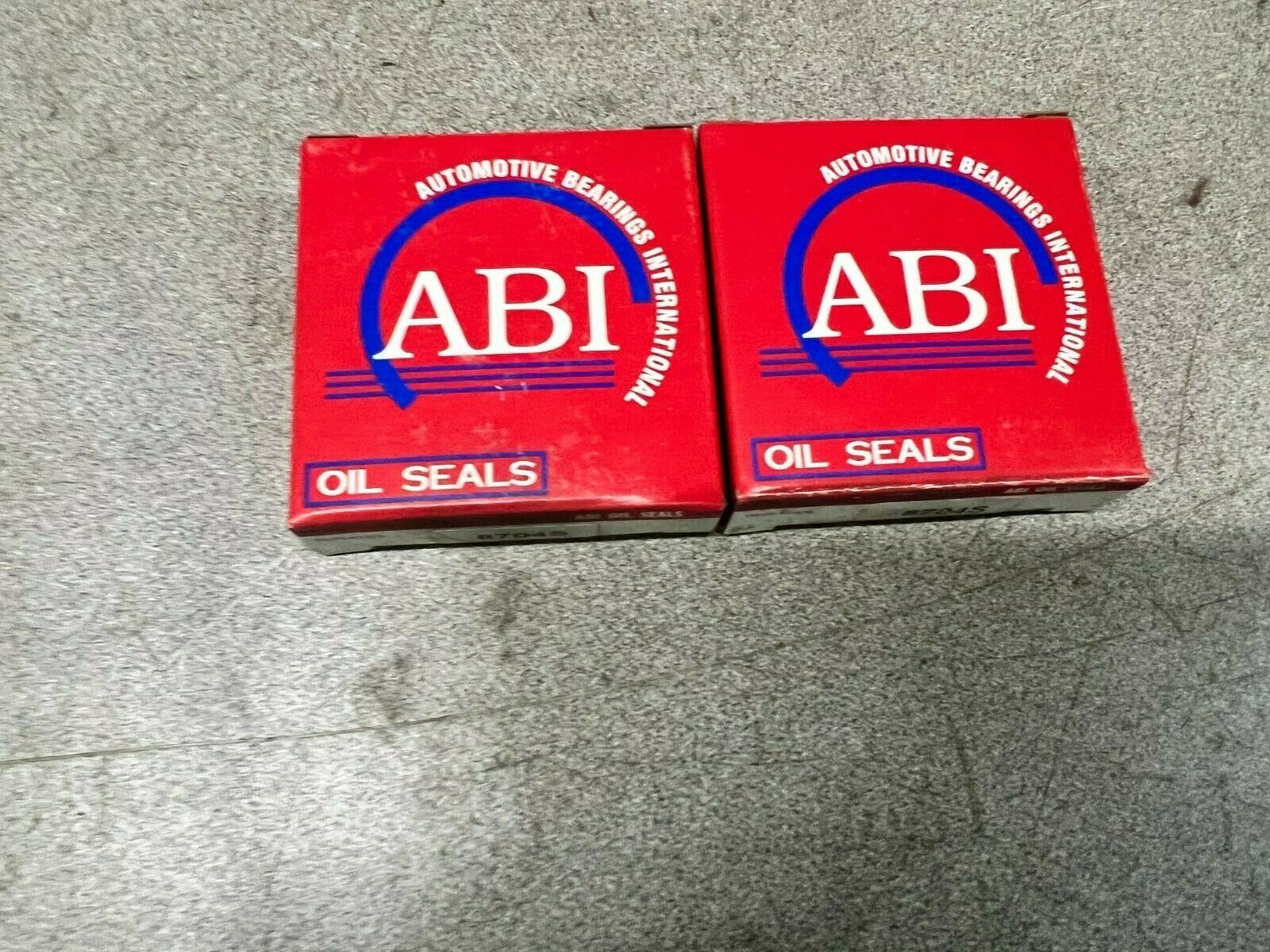 LOT OF 2 NEW IN BOX ABI OILSEAL 8704S