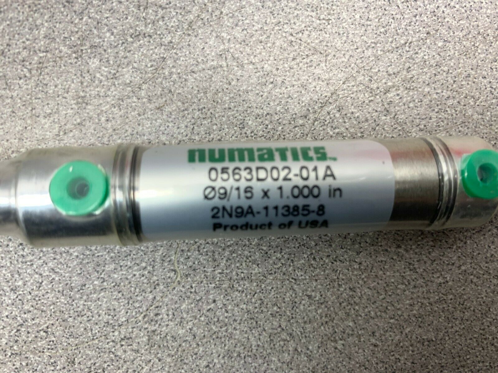 NEW NO BOX NUMATICS CYLINDER 0563D02-01A