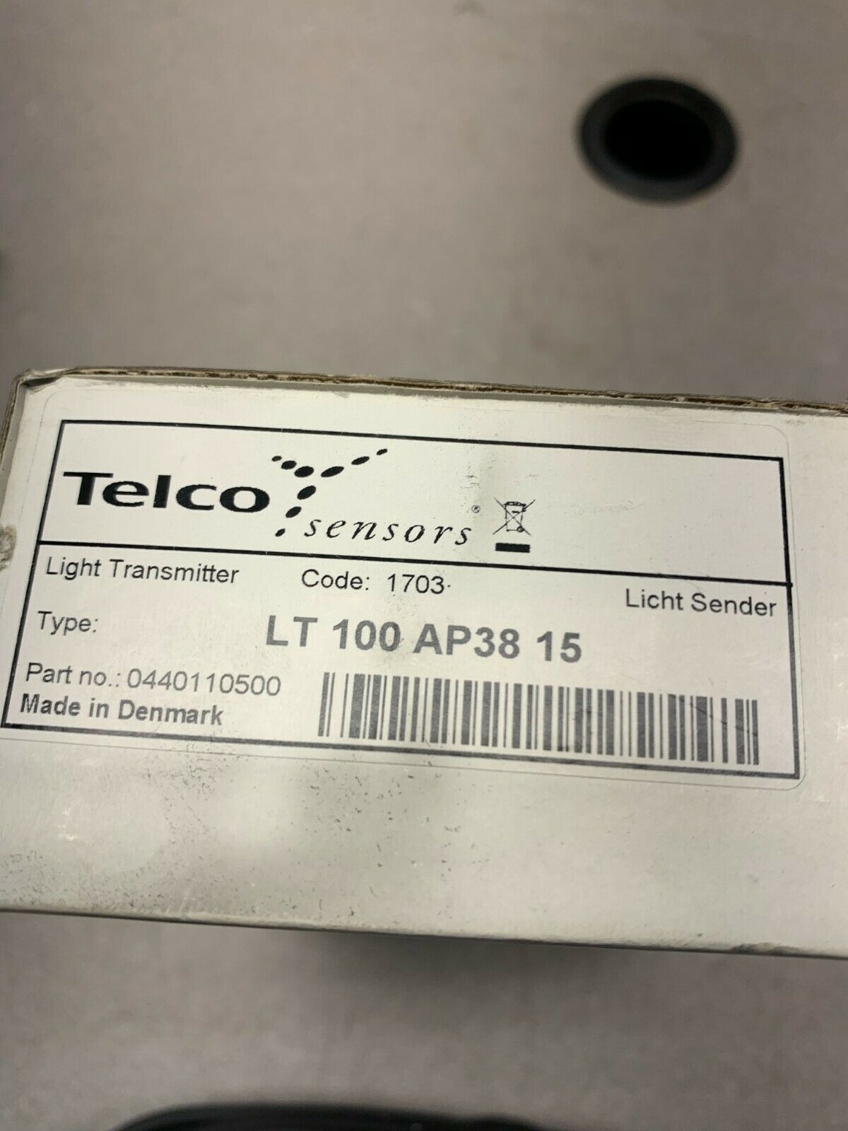 NEW IN BOX TELCO LIGHT TRANSMITTER LT 100 AP38 15